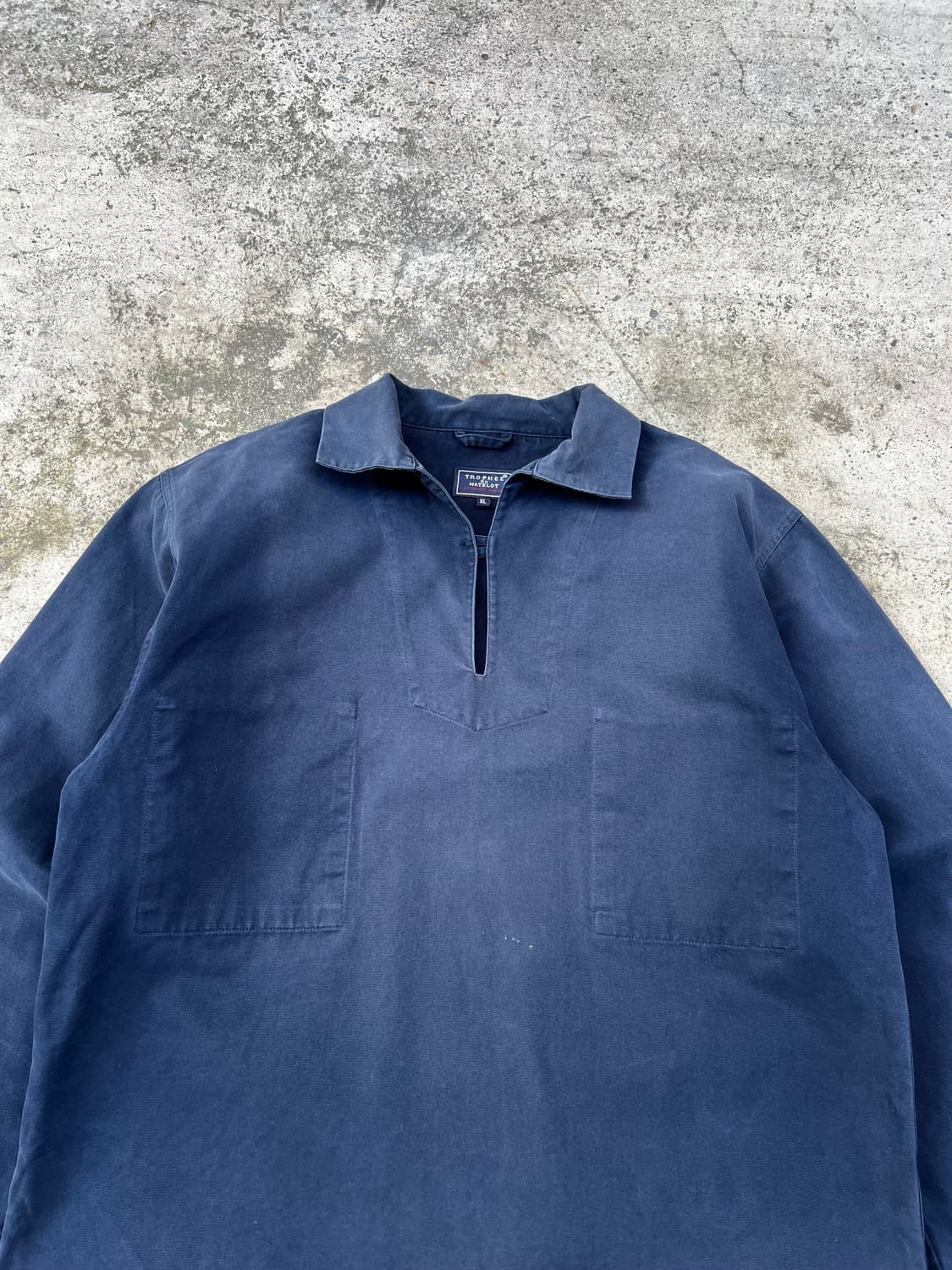 FADED DARK NAVY OLD FRENCH 프렌치피셔맨스목자켓 상품이미지3