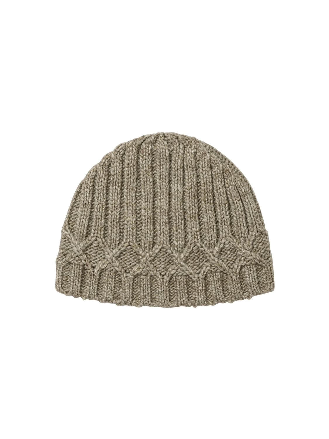 웰빙익스프레스) 새상품 Wool Crochet 비니 오트밀 상품이미지2
