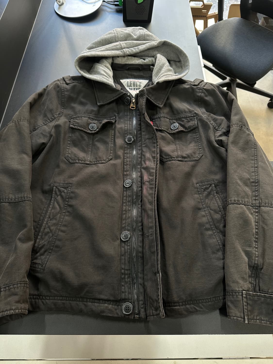 리바이스 후디드 워크 야상자켓 상품이미지4