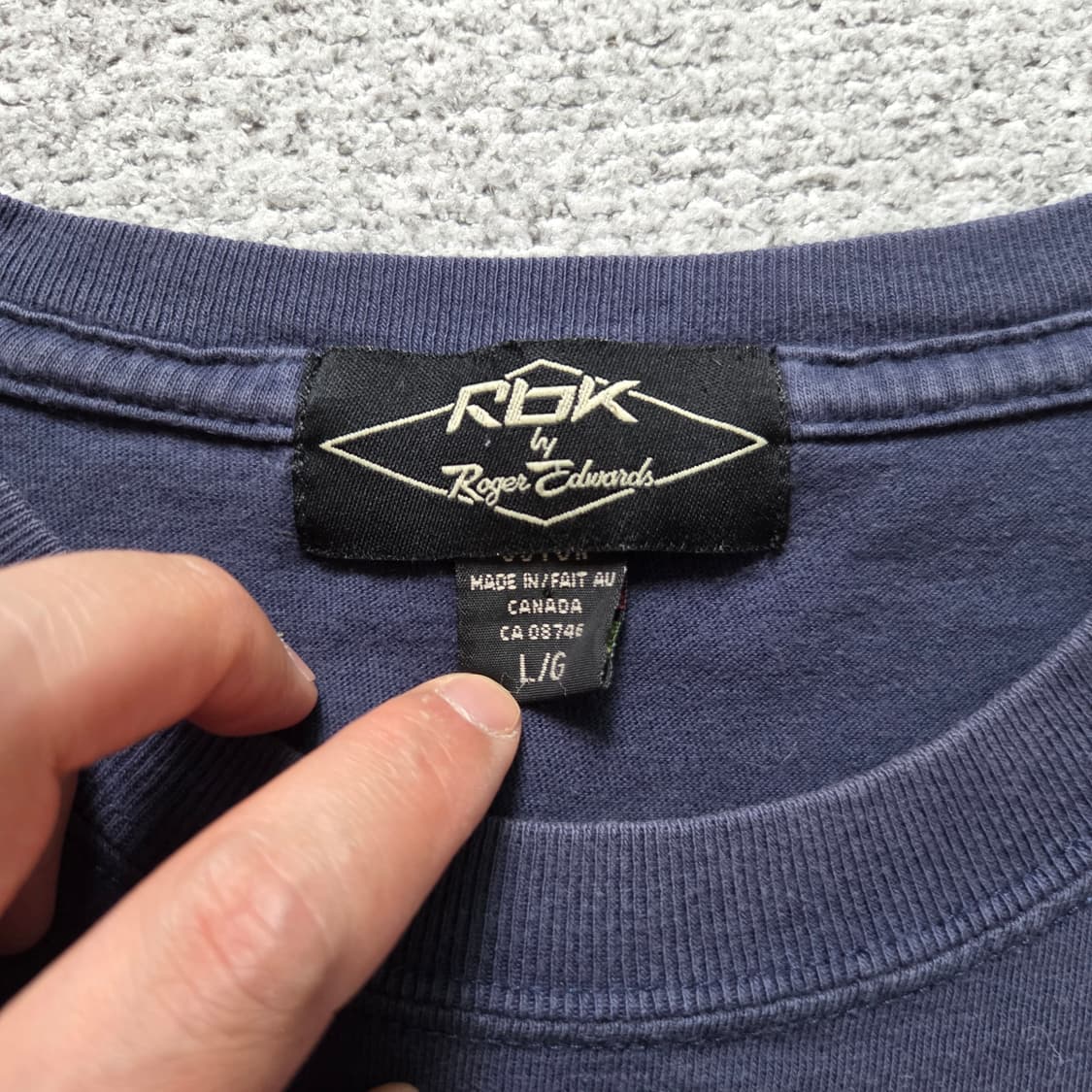 90s 캐나다제 Reebok 반팔 티셔츠 XL(105) 상품이미지4