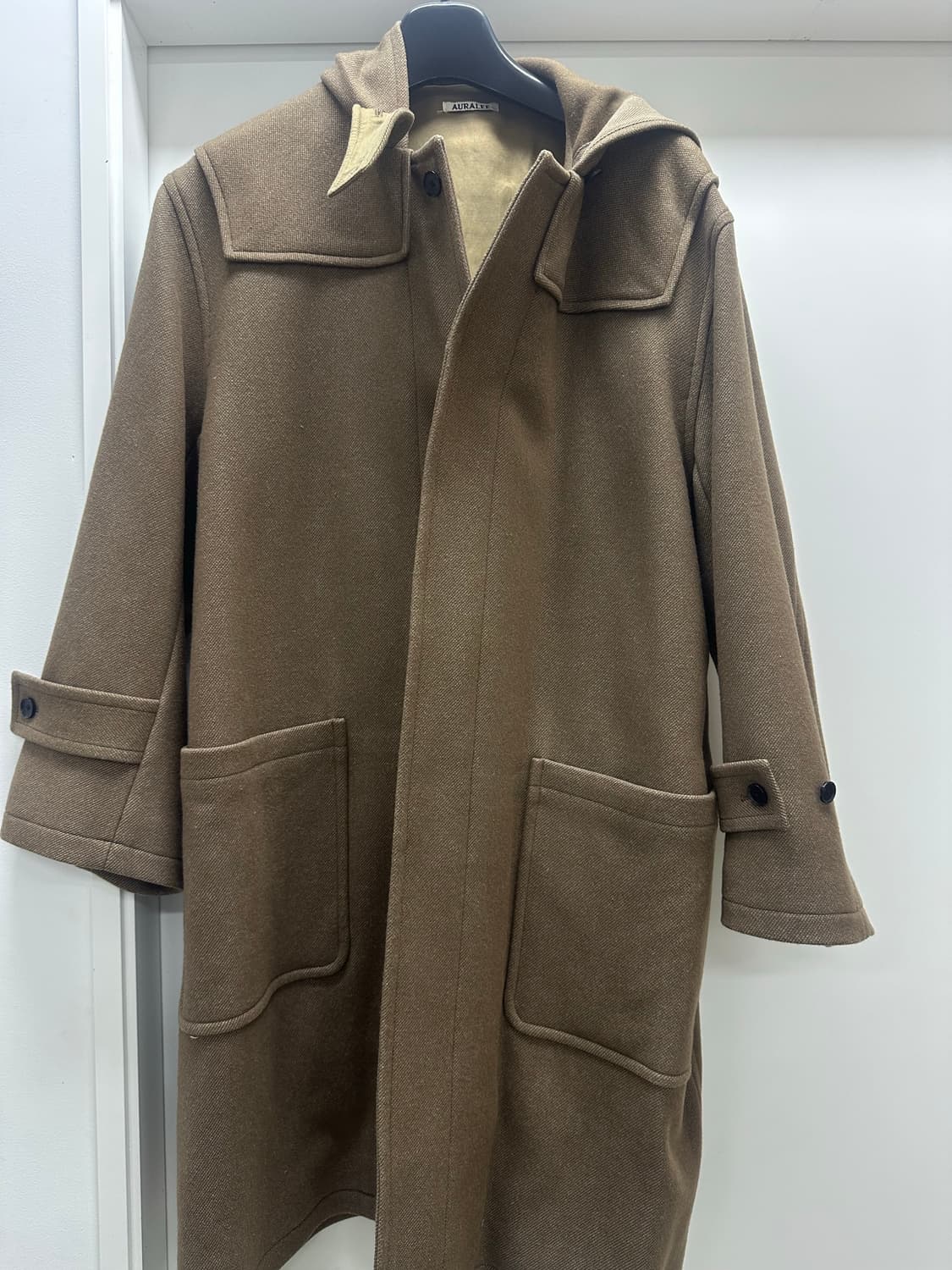 오라리 auralee 멜톤 더플 코트 4사이즈 상품이미지1