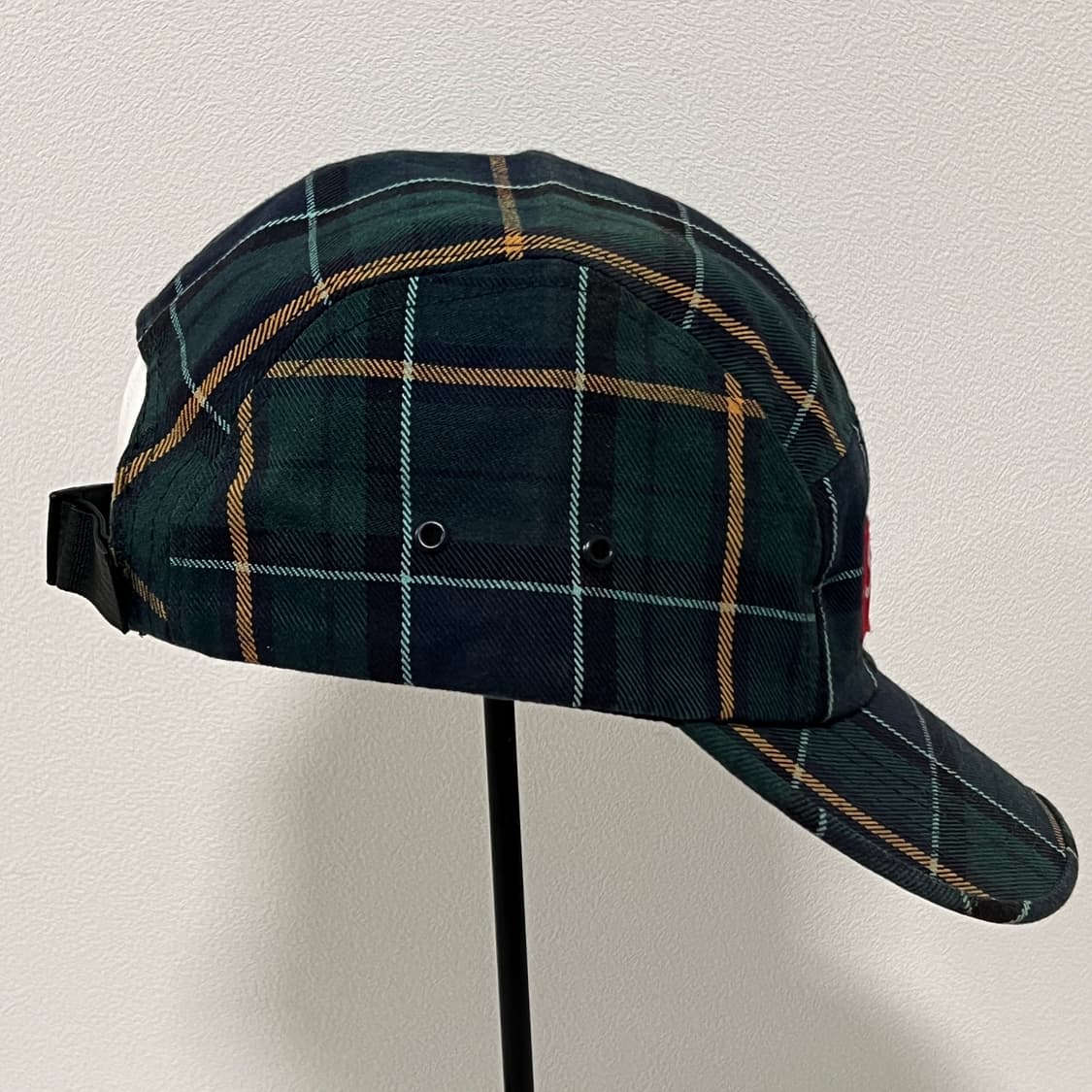 슈프림 2005 타탄 체크 캠프캡 그린 상품이미지5