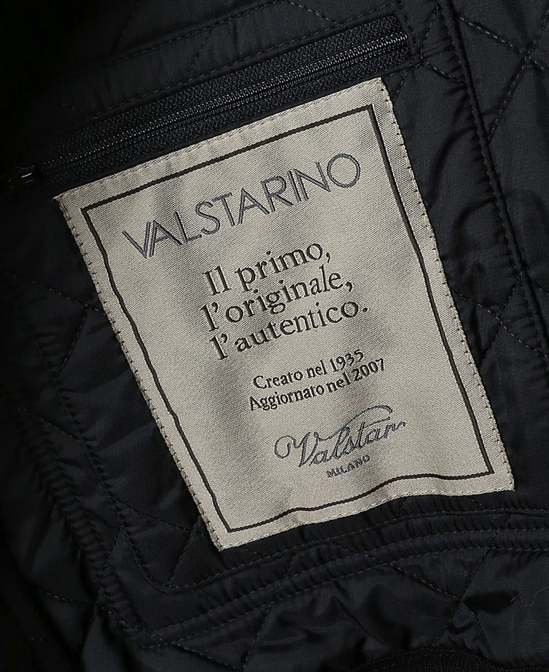 발스타리노 [Valstarino] 블랙 울 블렌디드 퀼팅 A1 자켓 상품이미지6