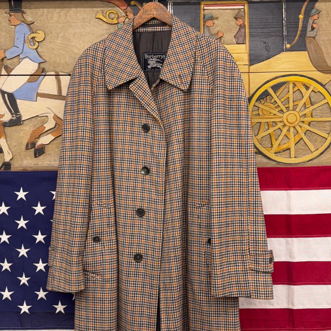버버리 80s 오리지널 영국제 발마칸 코트 상품이미지2
