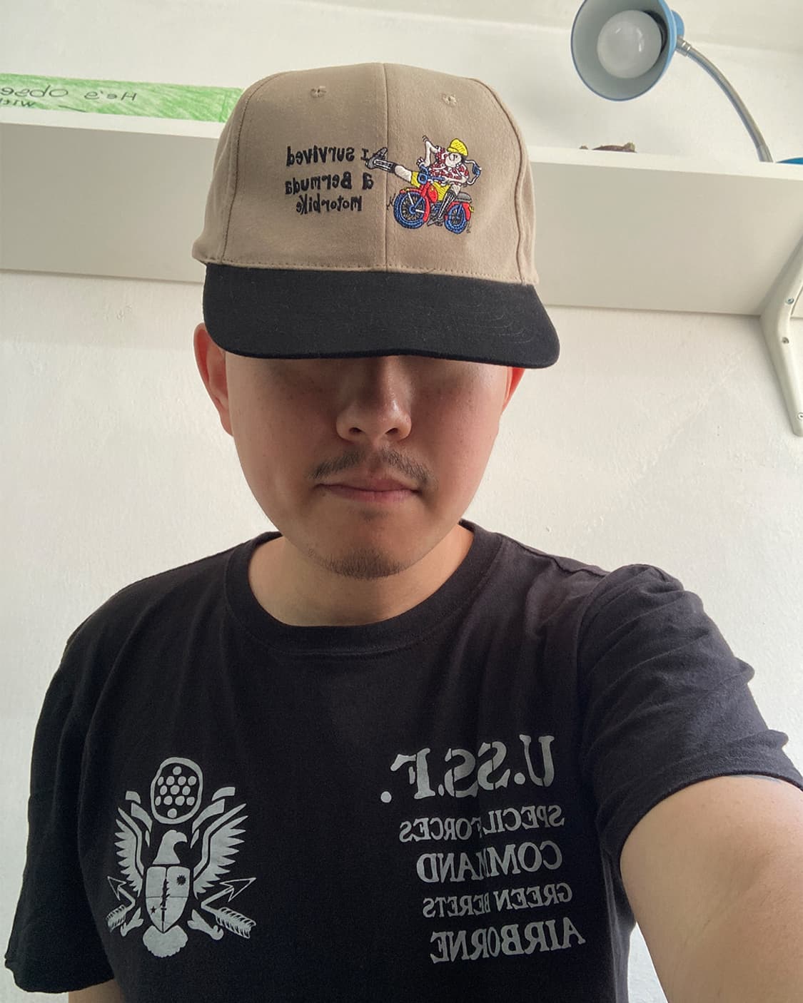 I survived a Bermuda Motorbike 퍼니 캡 상품이미지6
