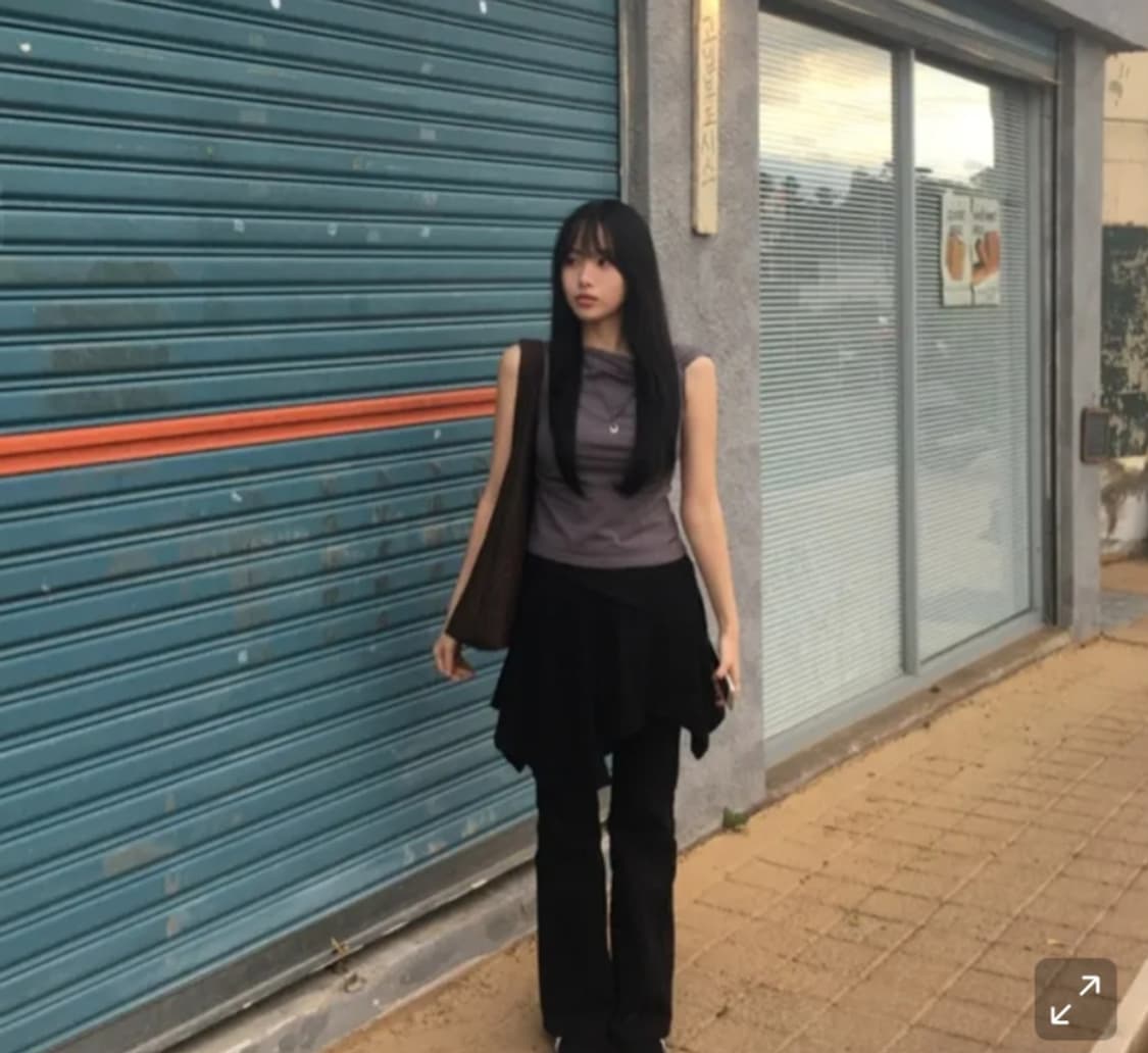 미세키서울 언발란스 미니 스커트 상품이미지1