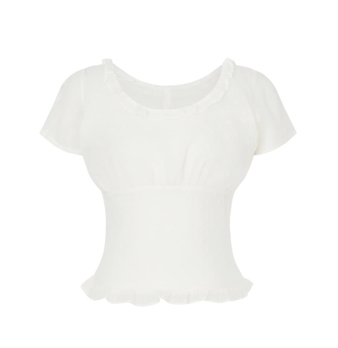 제니오 애니 도트 쉬폰블라우스 L 상품이미지1