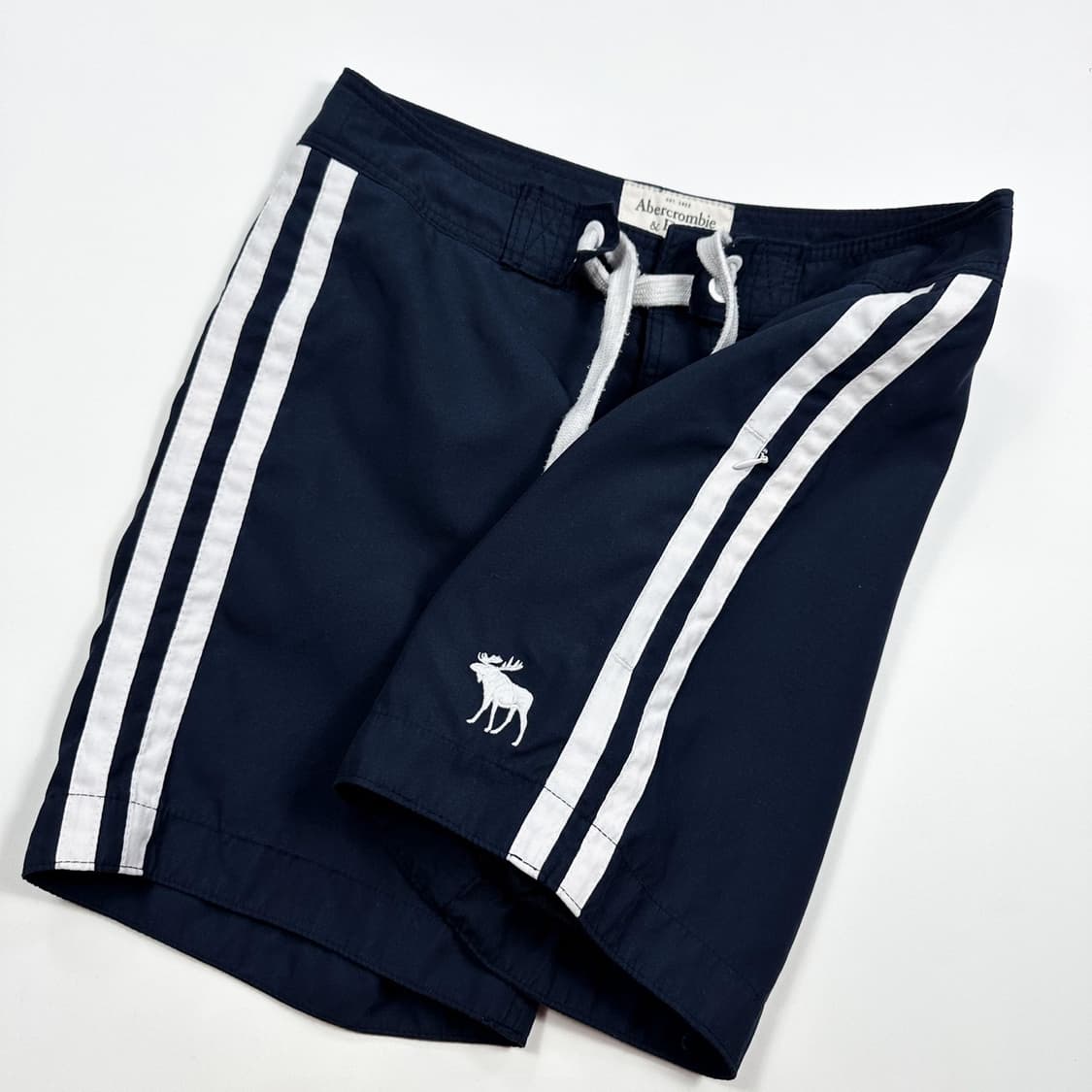 아베크롬비 피치 A&F 네이비 반바지 팬츠 (S) 상품이미지2