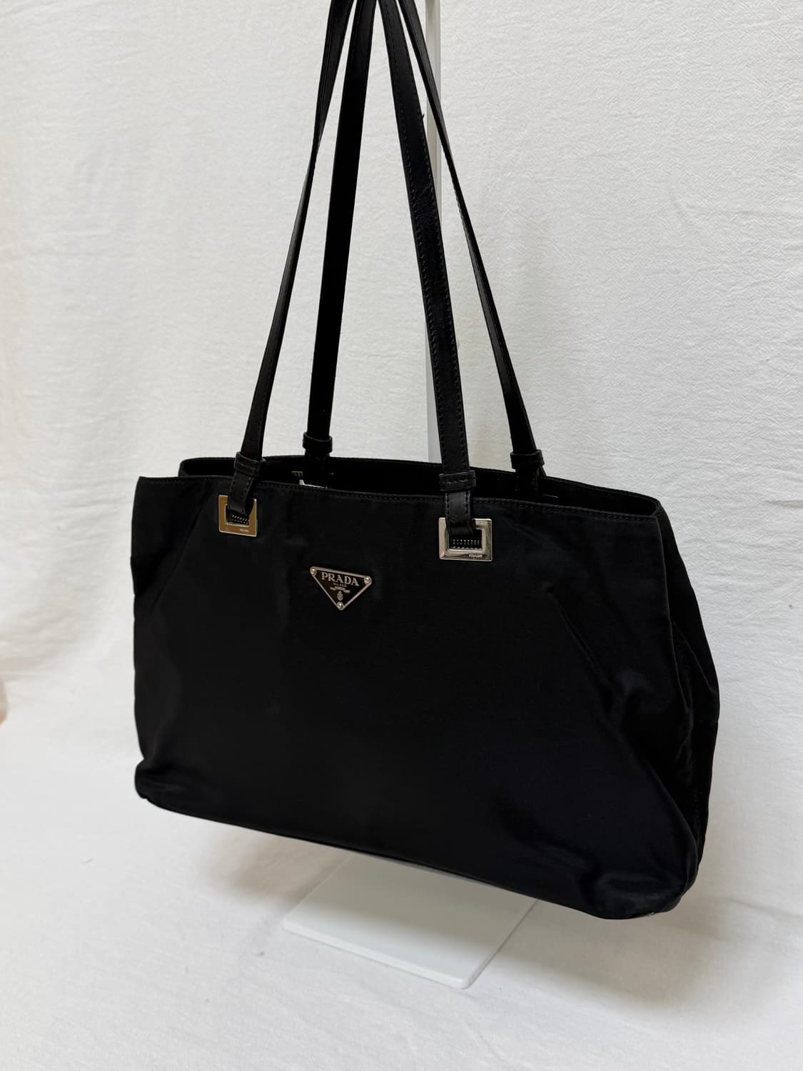정품 프라다 포코노 나일론 블랙 토트백 숄더백 상품이미지8