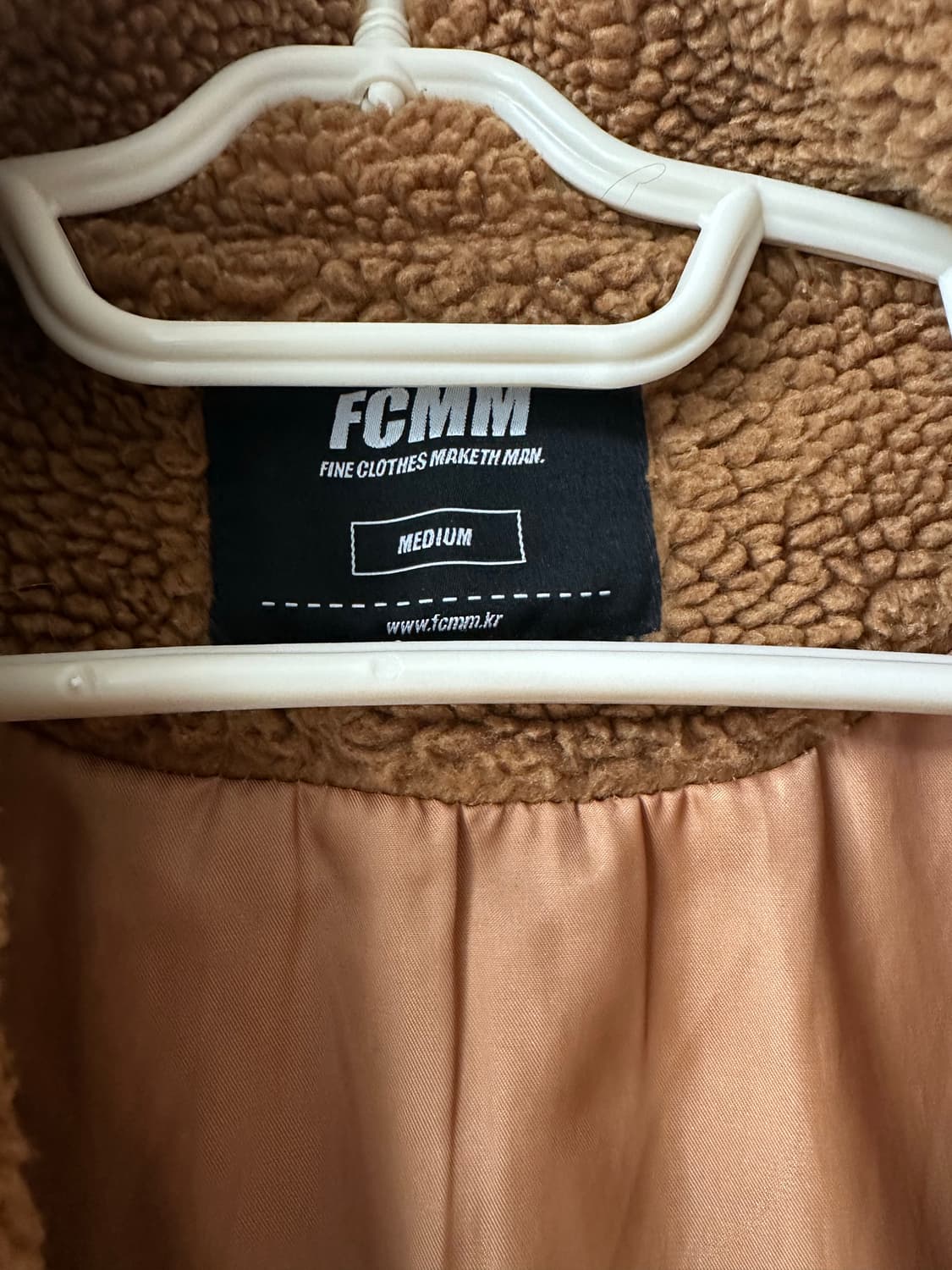 Fcmm 테디베어 뽀글이 코트 m 상품이미지3