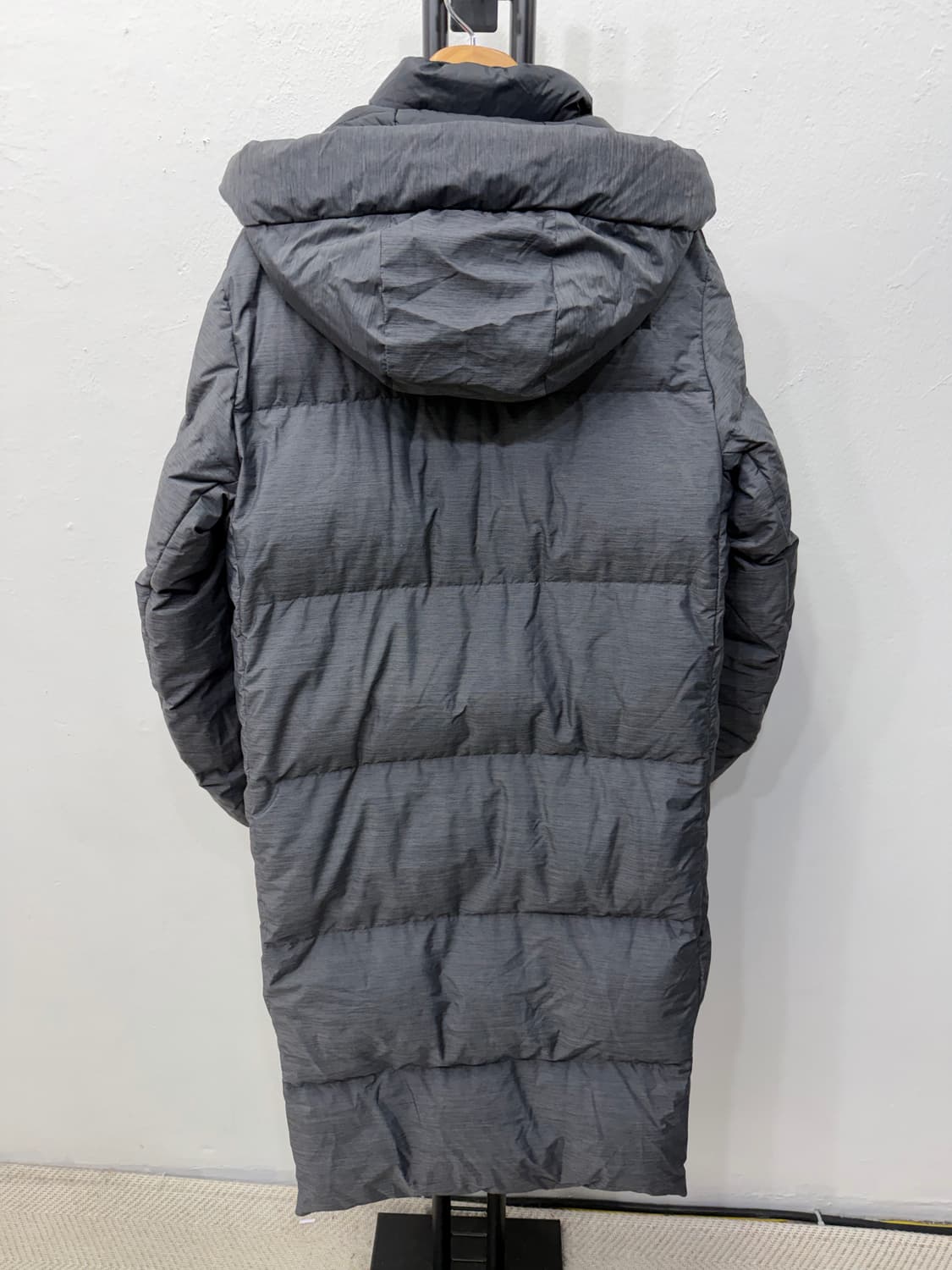 정품) 노스페이스 여성 회색 롱패딩 S 상품이미지5