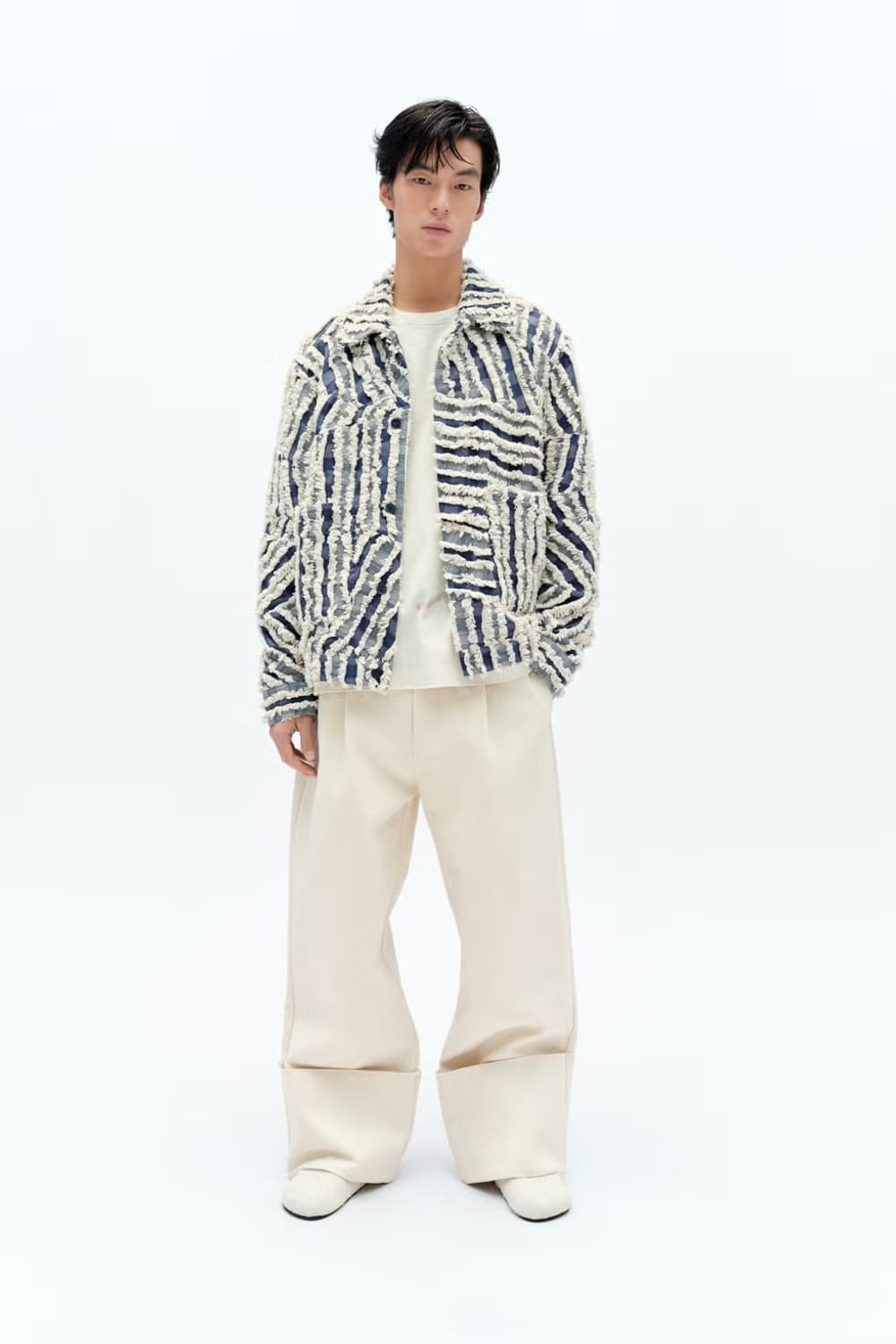 Zara x Fanglu Lin 콜라보 패치워크 자켓 상품이미지2