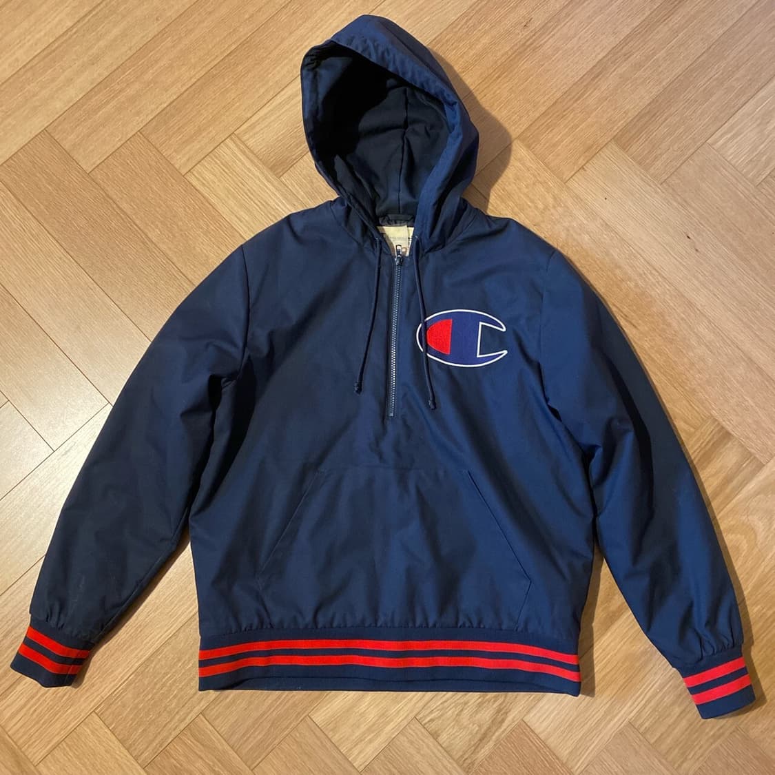 슈프림 x 챔피온 하프 집업 나일론 풀오버 상품이미지2