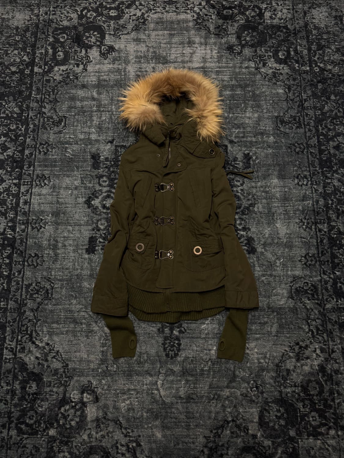 Sly 00s archive trimming fur military ja 상품이미지1