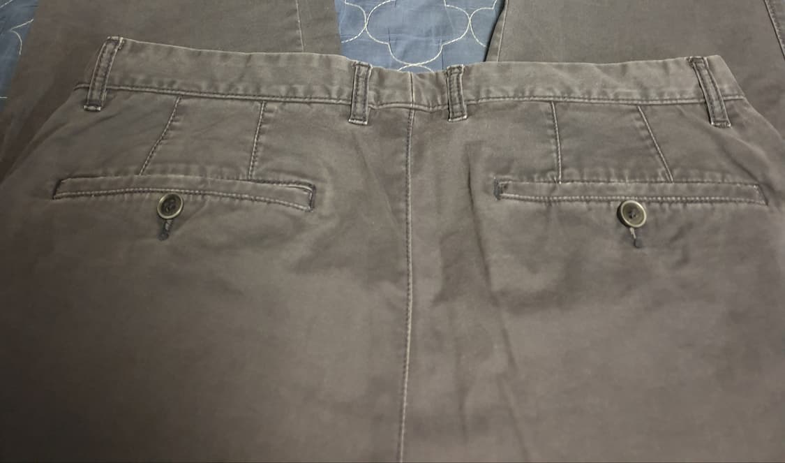 (신성통상) 에디션 스트레치 피그먼트 코튼 치노팬츠 다크 그레이 (34) 상품이미지2