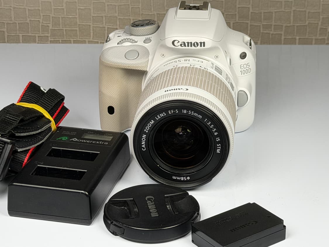 캐논 EOS 100D 화이트 DSLR 카메라 상품이미지1