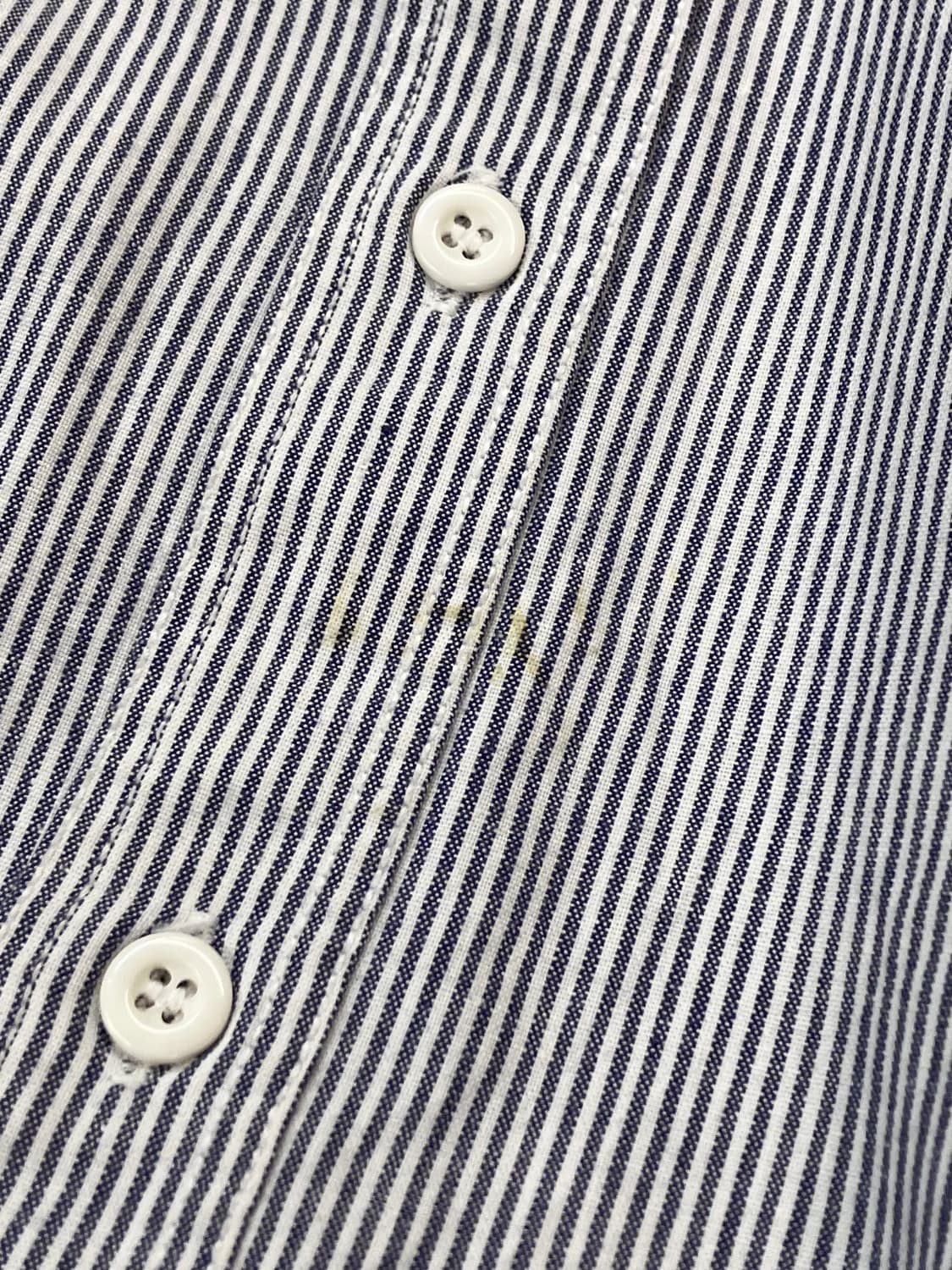 버드와이저 스트라이프 코튼 셔츠 스카이블루  #csz4100 상품이미지7