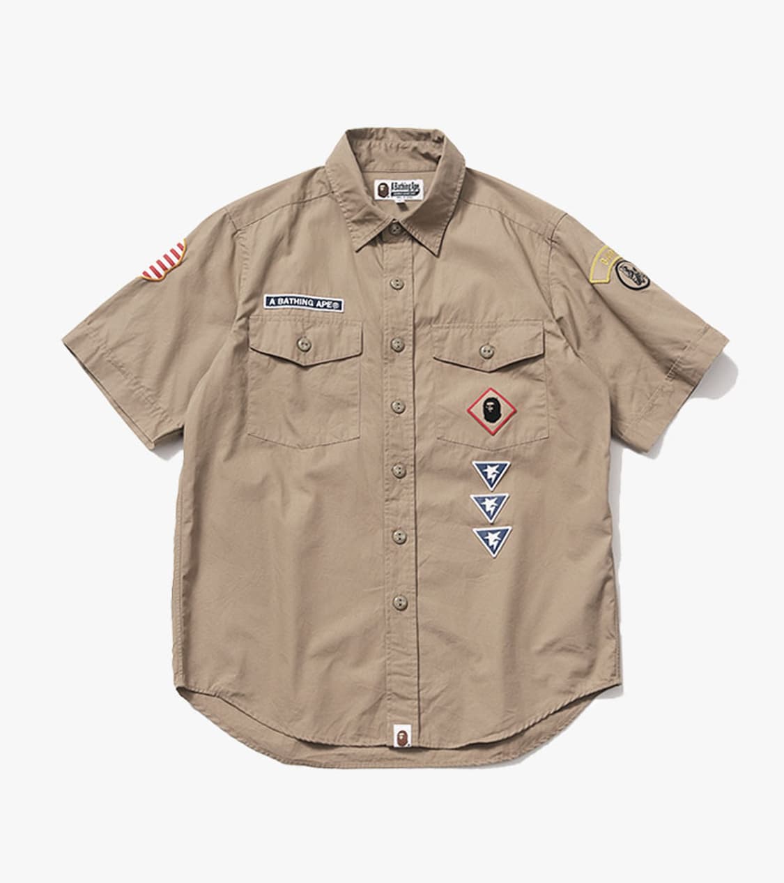 BAPE - PATCH MILITARY SHIRT 상품이미지1