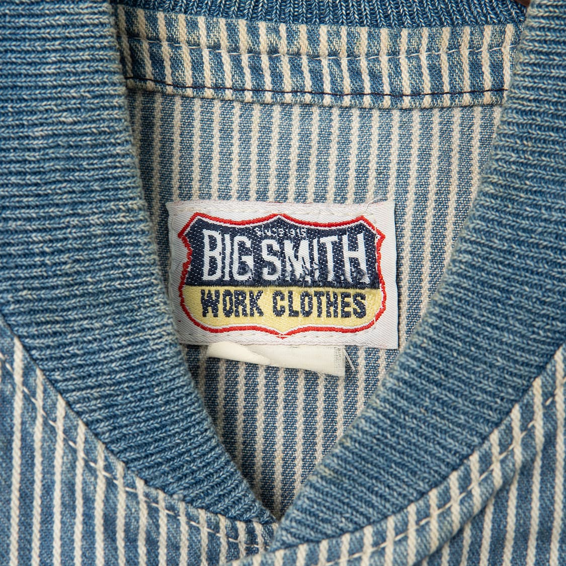 [100] 80s Big Smith 히코리 스트라이프 워크 베스트  상품이미지2