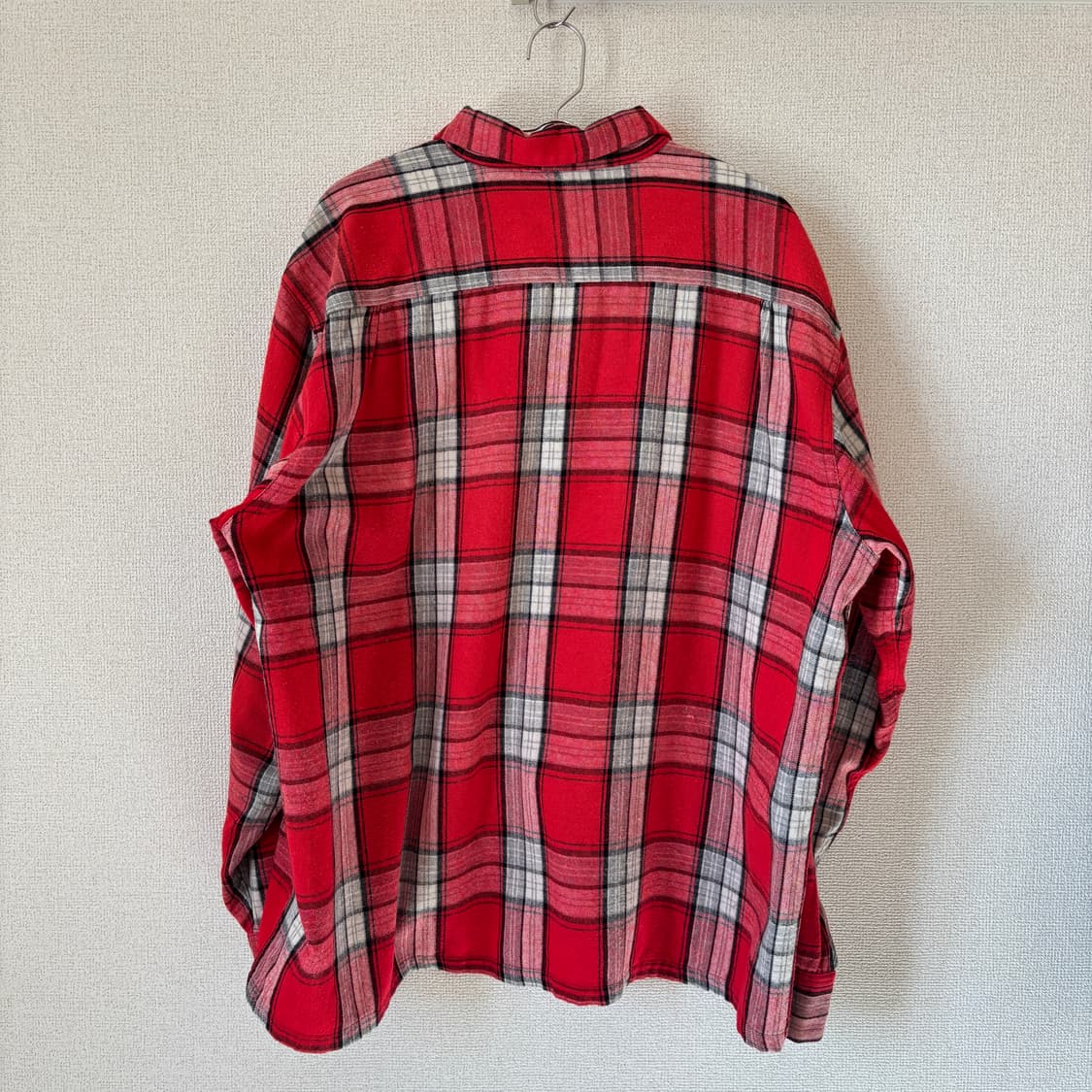 60s pilgrim 시어스 체크 플레이드 셔츠 상품이미지3