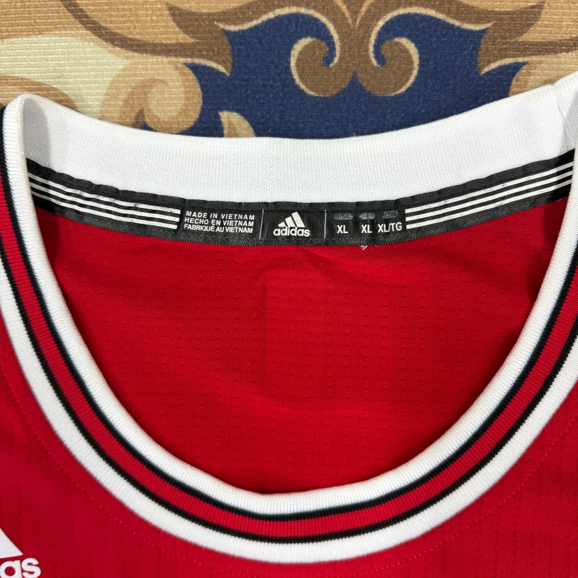 (XL)10s 아디다스  NBA시카고 불스 데릭로즈 스윙맨 홈 유니폼 상품이미지2