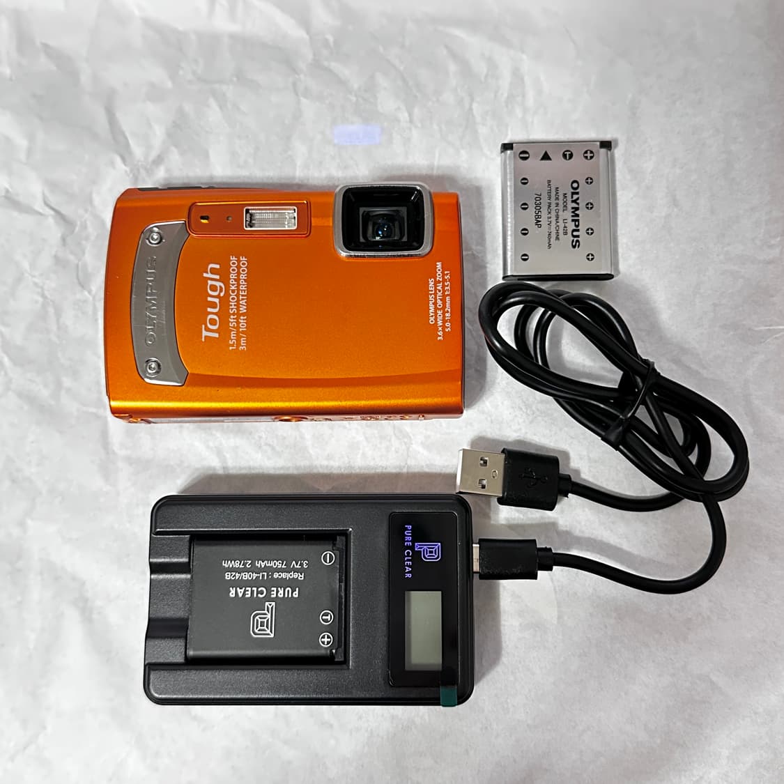 올림푸스 터프 Olympus Tough TG-310 🍊오렌지 빈티지디카 상품이미지2