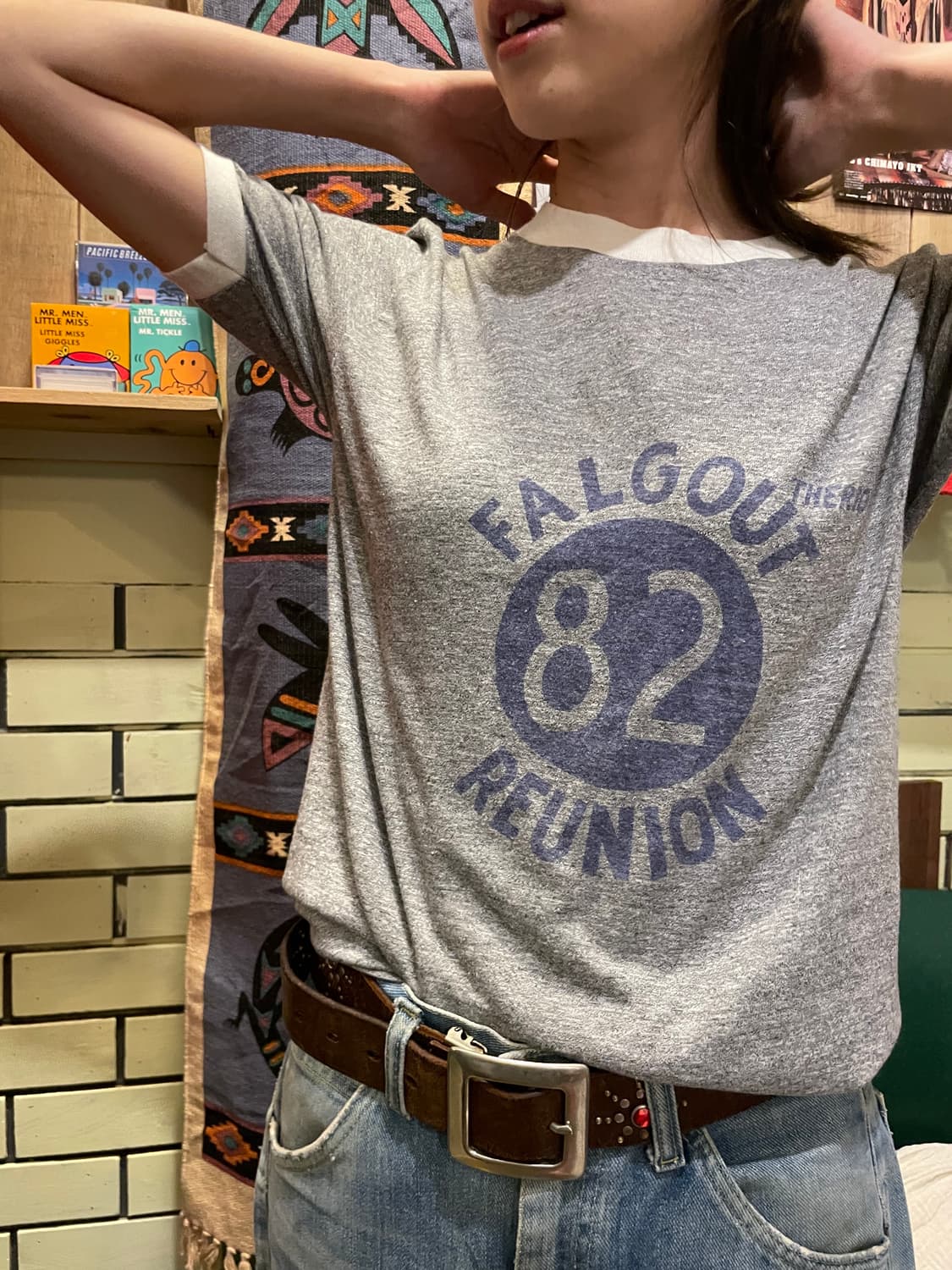 1982 Heather Ringer Tee Made in U.S.A 상품이미지9