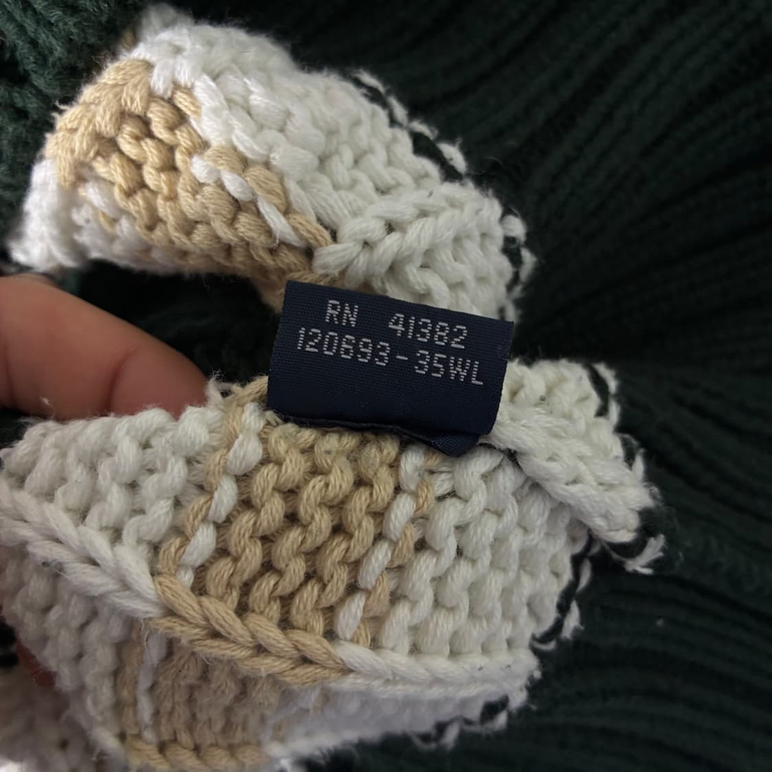 Polo 폴로 랄프로렌 90‘s 그린 크리켓 니트 상품이미지6