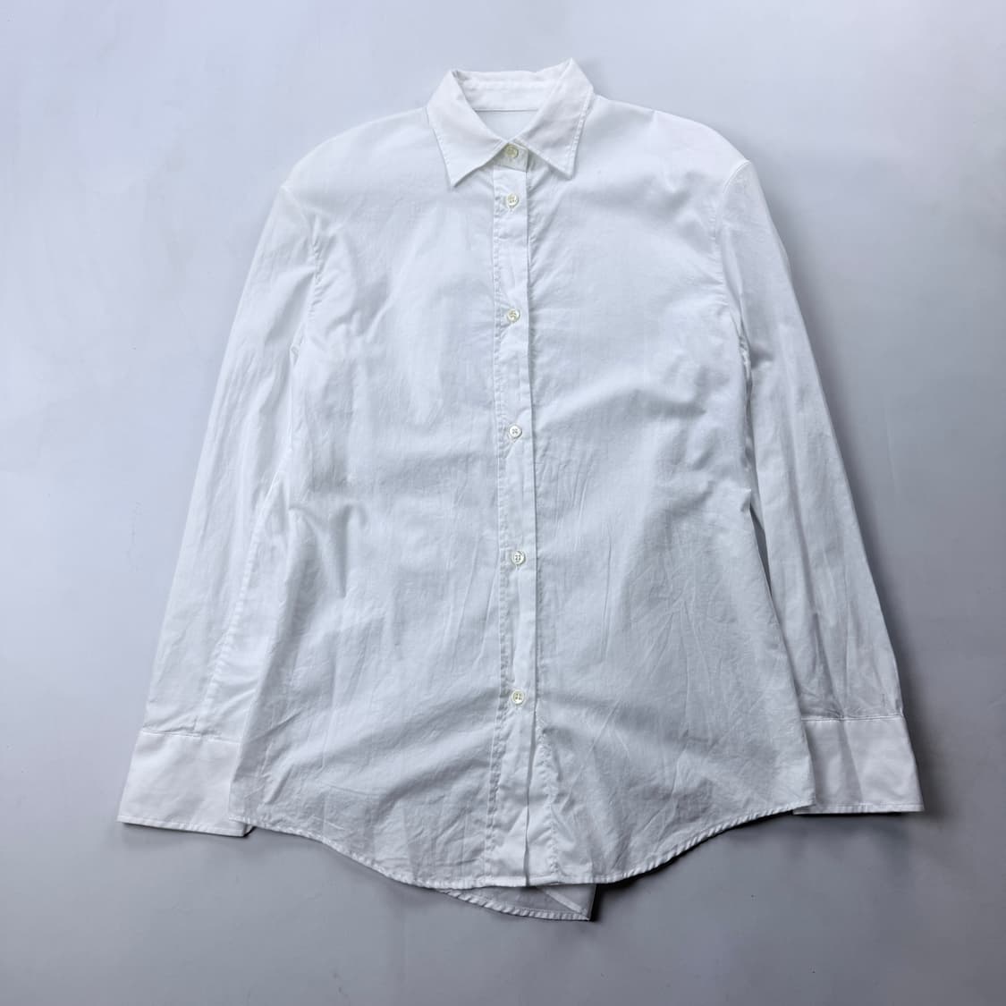 메종마르지엘라 시그니쳐 화이트 코튼셔츠 40 상품이미지1