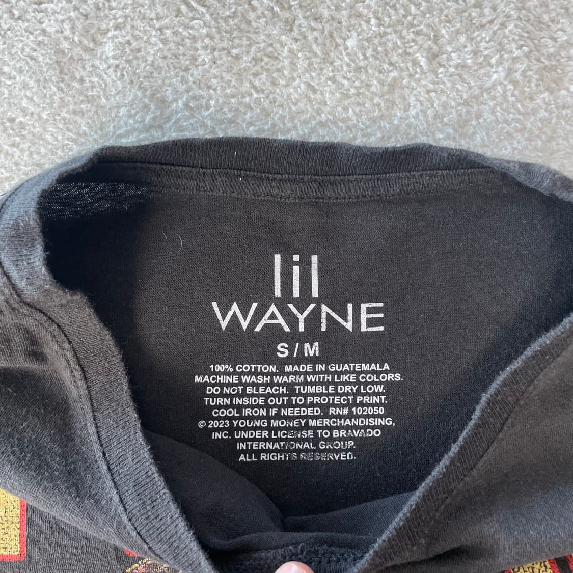 릴웨인 빈티지 프린팅 반팔티셔츠  상품이미지3