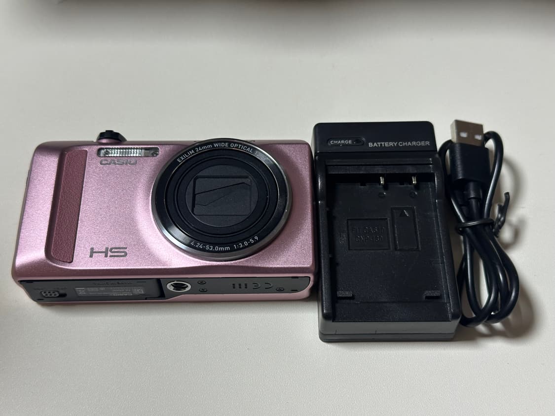 [작례ㅇ] 카시오 엑슬림 zr400 핑크  상품이미지1