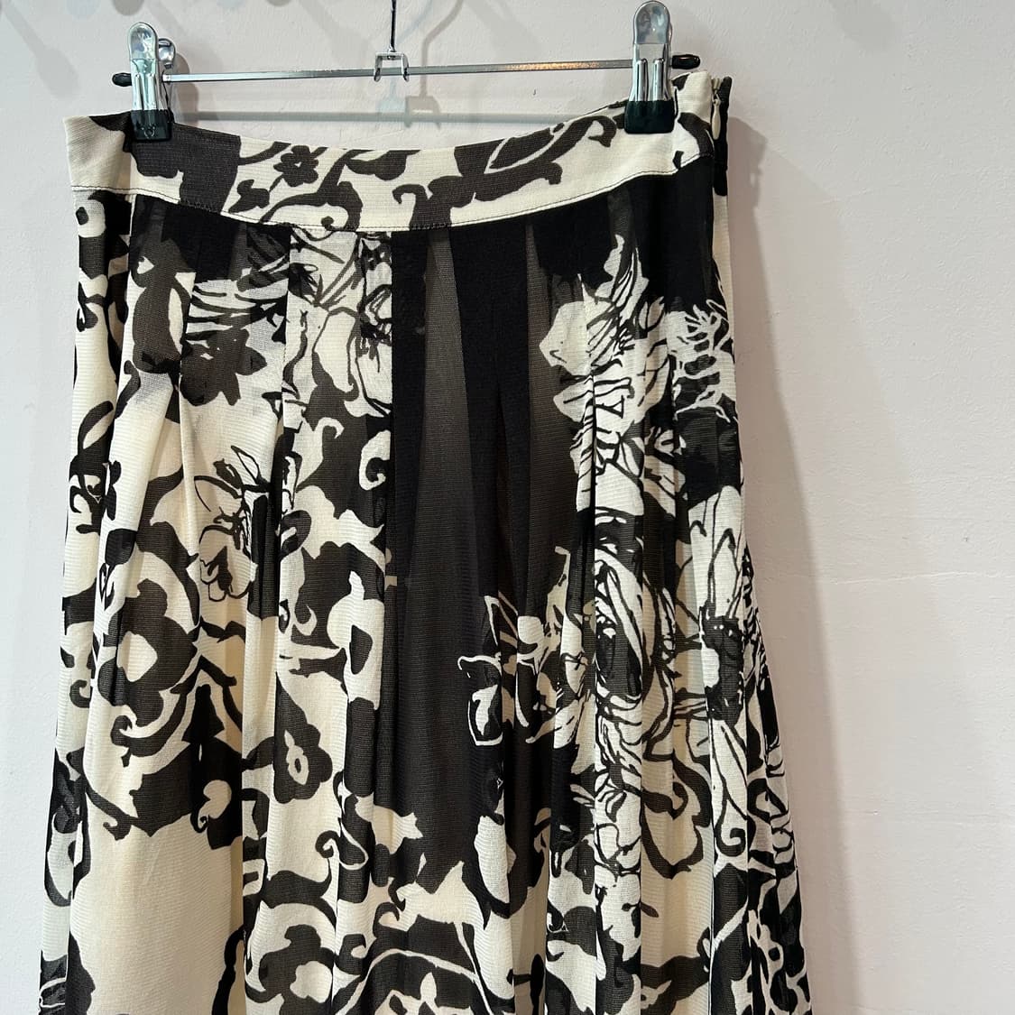  브라운 오리엔탈 미디 스커트 상품이미지2