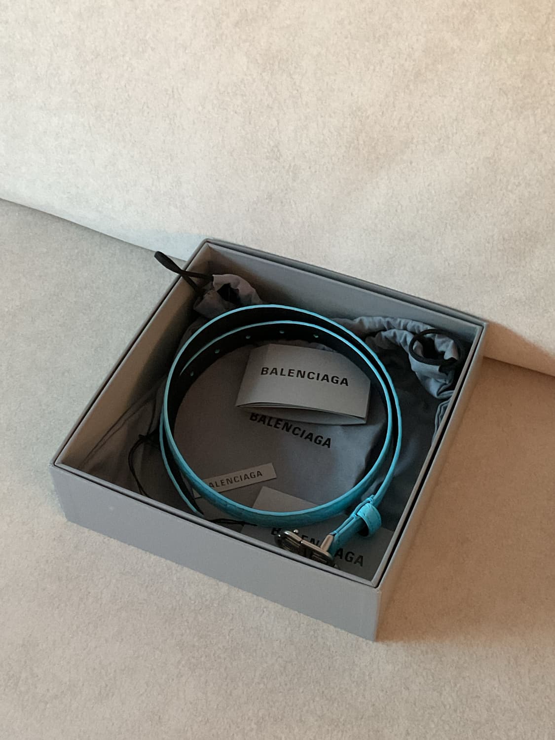 Balenciaga baby blue belt 풀구성 상품이미지1