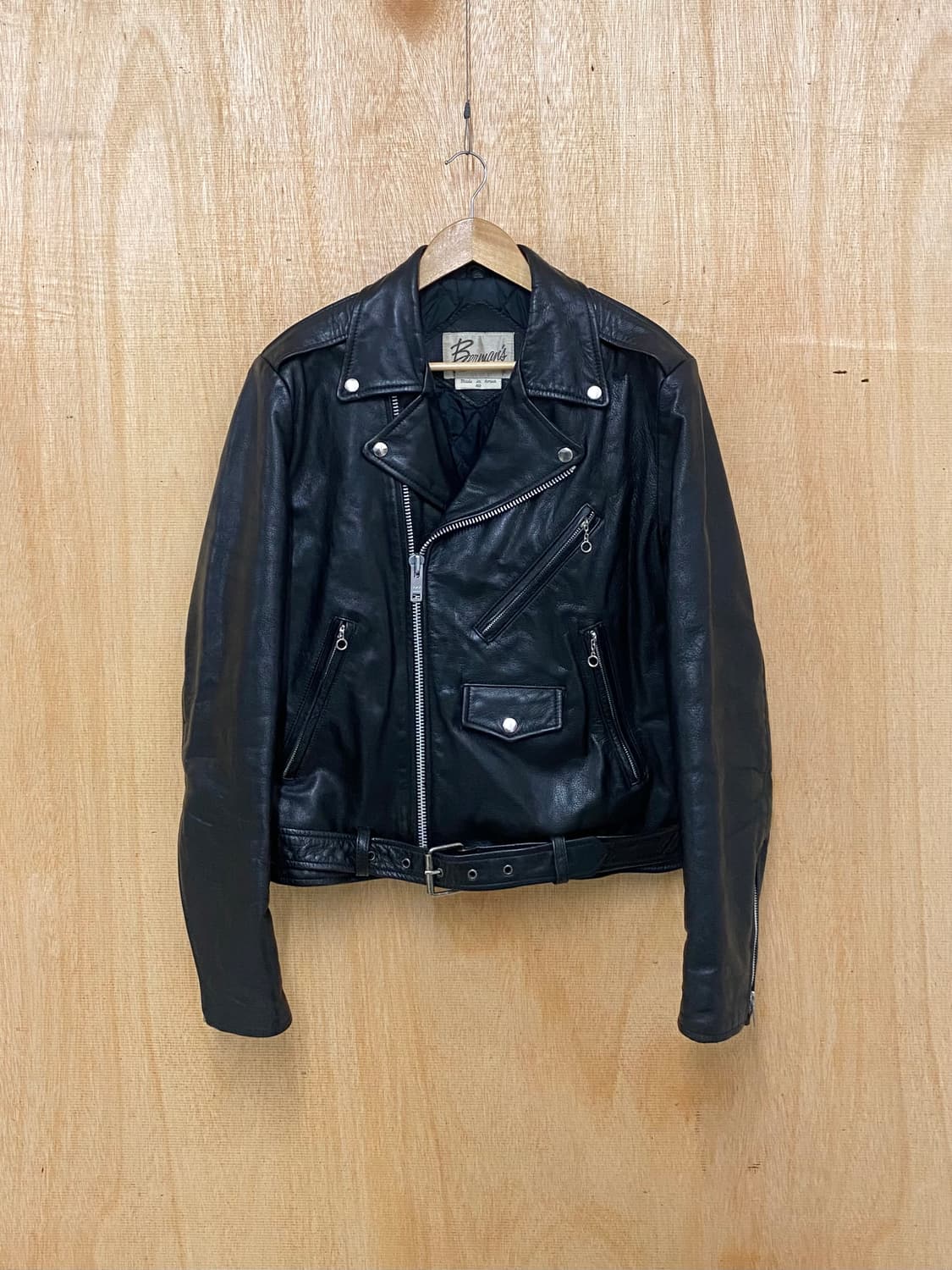 80's BERMAN'S double rider jacket 상품이미지2