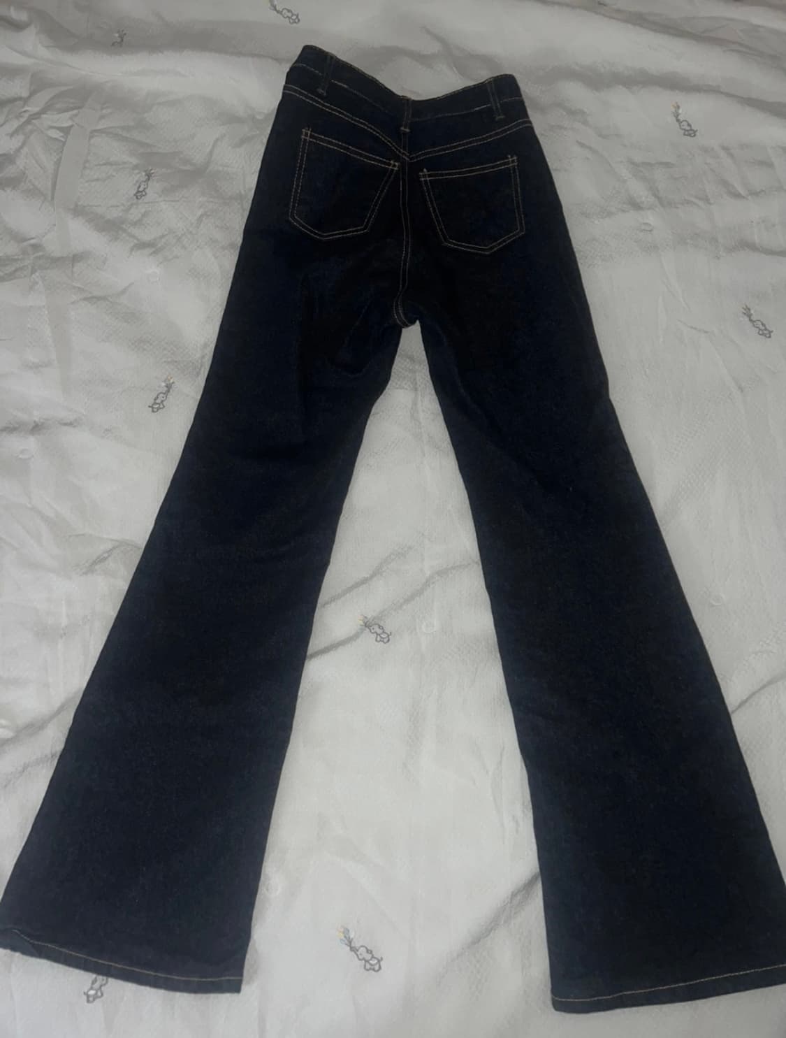 보세부츠컷바지+델리센트 카라반팔티 싸게 팔아요 상품이미지2