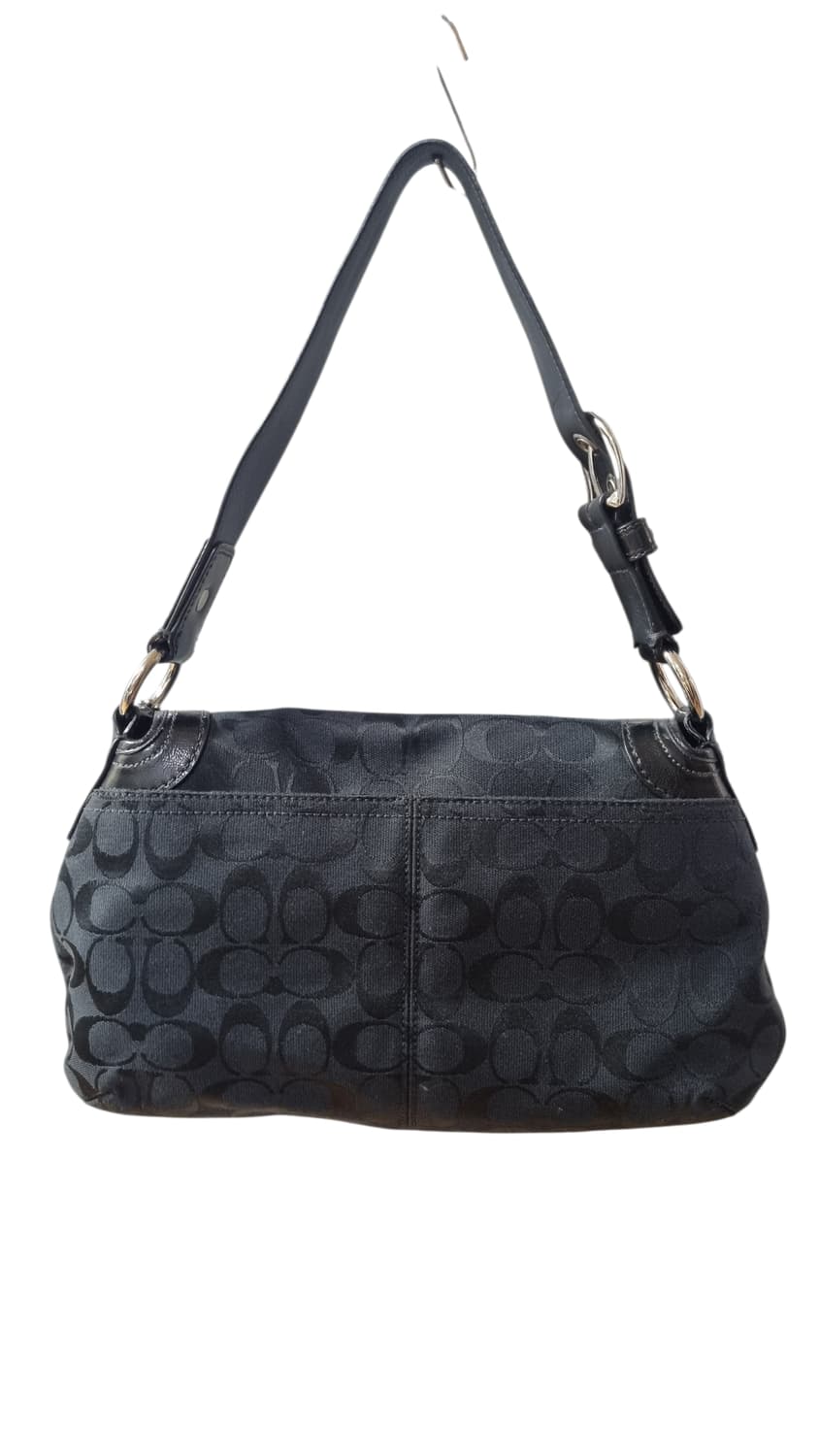 코치(Coach)의 시그니처 블랙 소호 플랩 숄더백 y2k 히메 갸루 상품이미지2