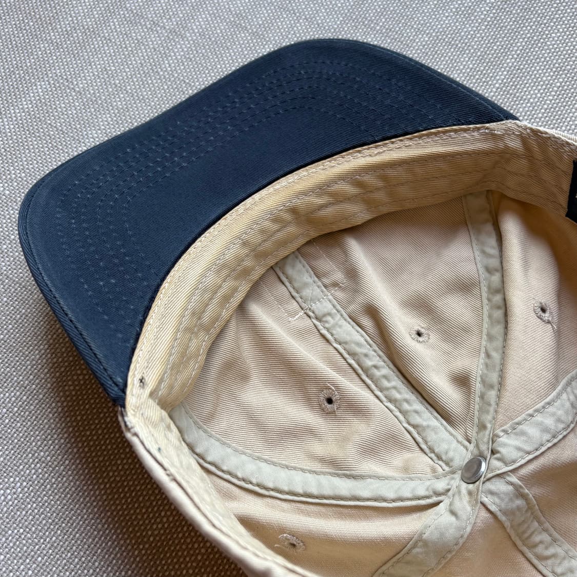 90s Polo Ralph Lauren 폴로 치노 레더 백 스트랩 볼 캡 상품이미지7