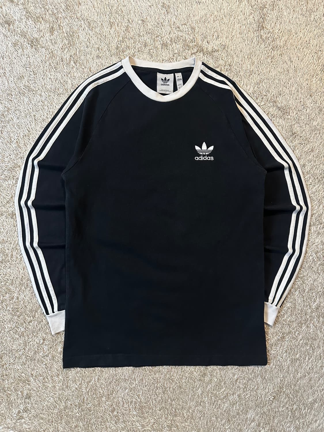 아디다스 ADIDAS 파이어버드 스포티 사이드라인 롱슬리브 블랙 상품이미지1