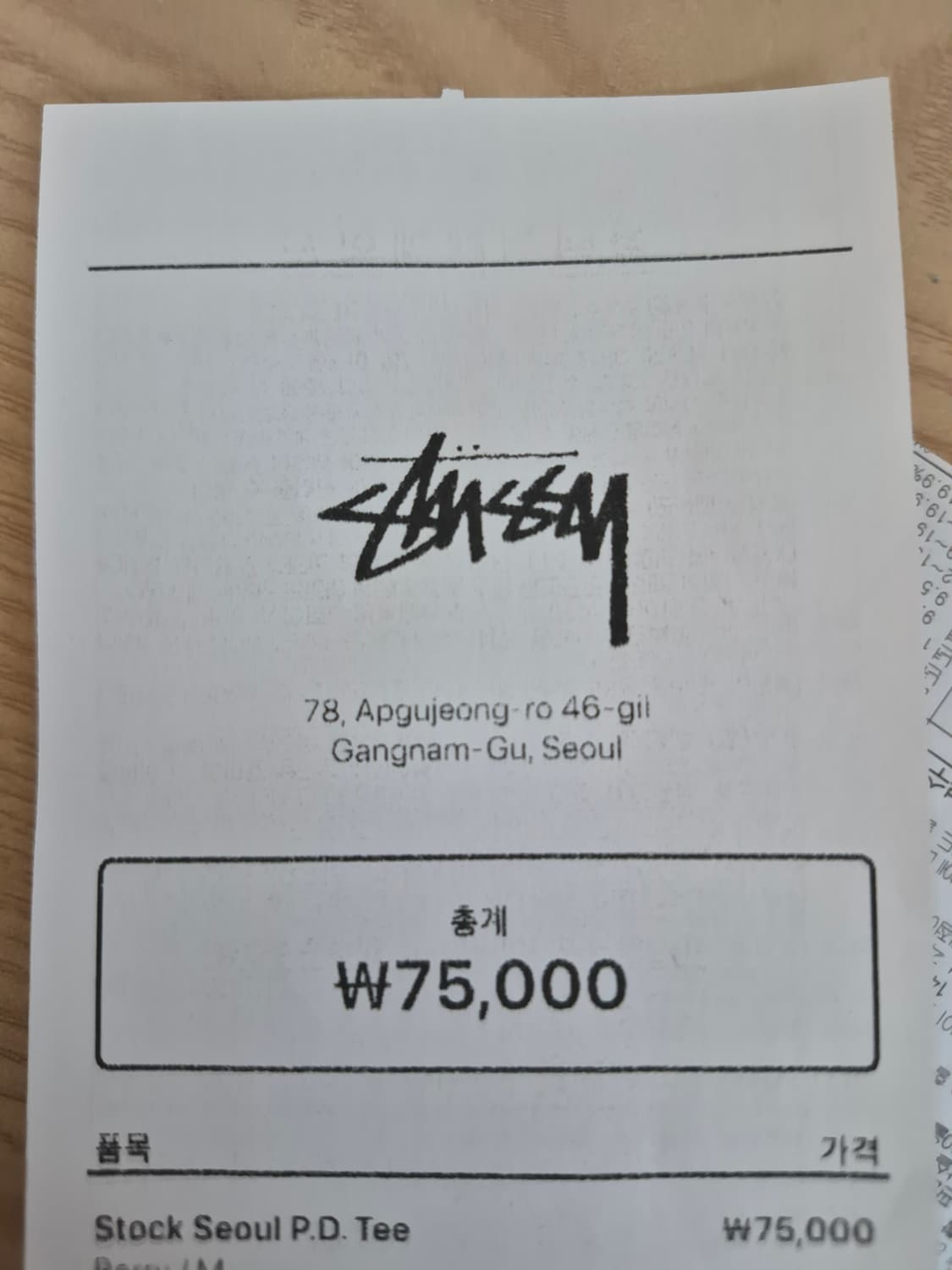 스투시 서울 반팔 상품이미지3