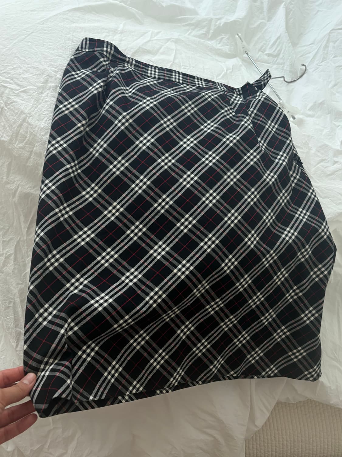 버버리 체크 스커트 상품이미지3