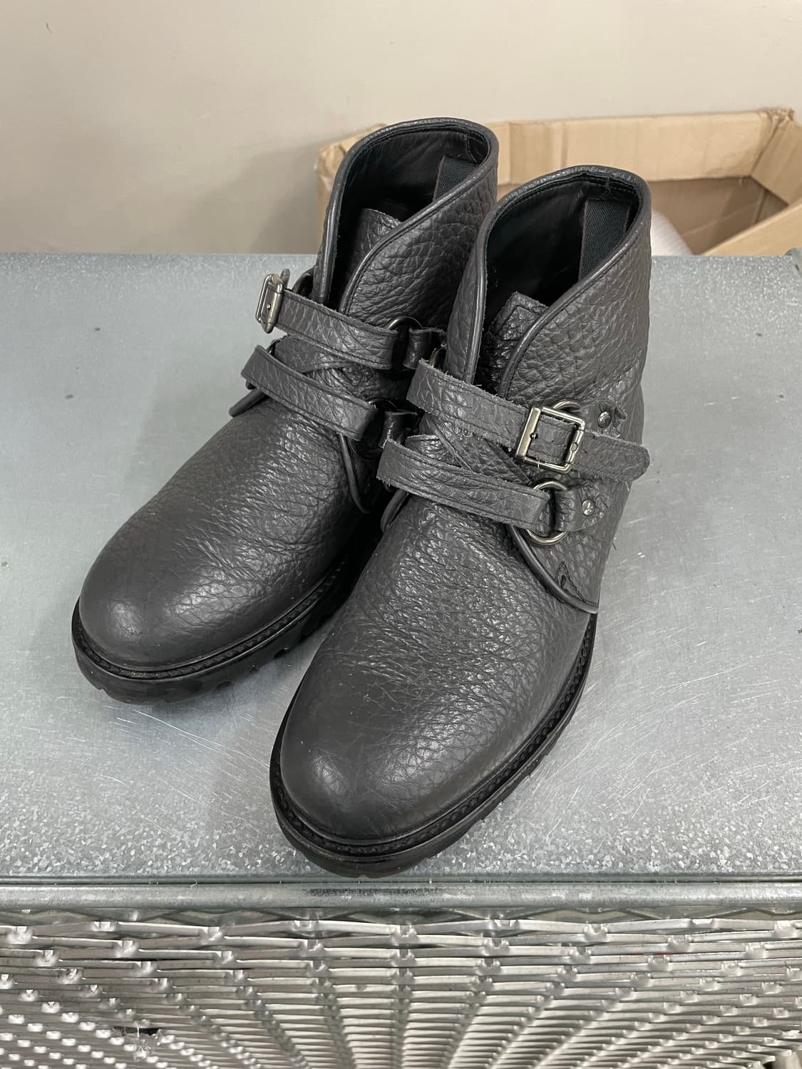 엠포리오 아르마니 레더 부츠 6.5 상품이미지2