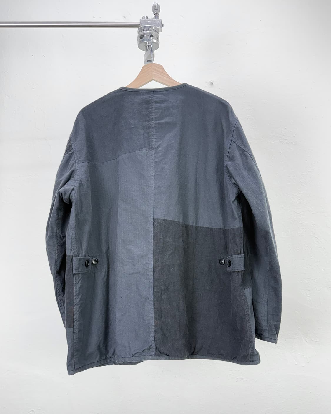 세이지 드 크레트 24ss 패치워크 논카라 코튼 자켓 상품이미지6