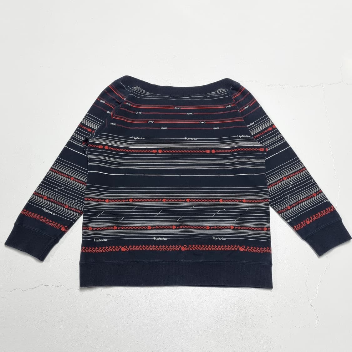 Hysteric Glamour 체인링크 크롭 맨투맨 - Free 상품이미지2