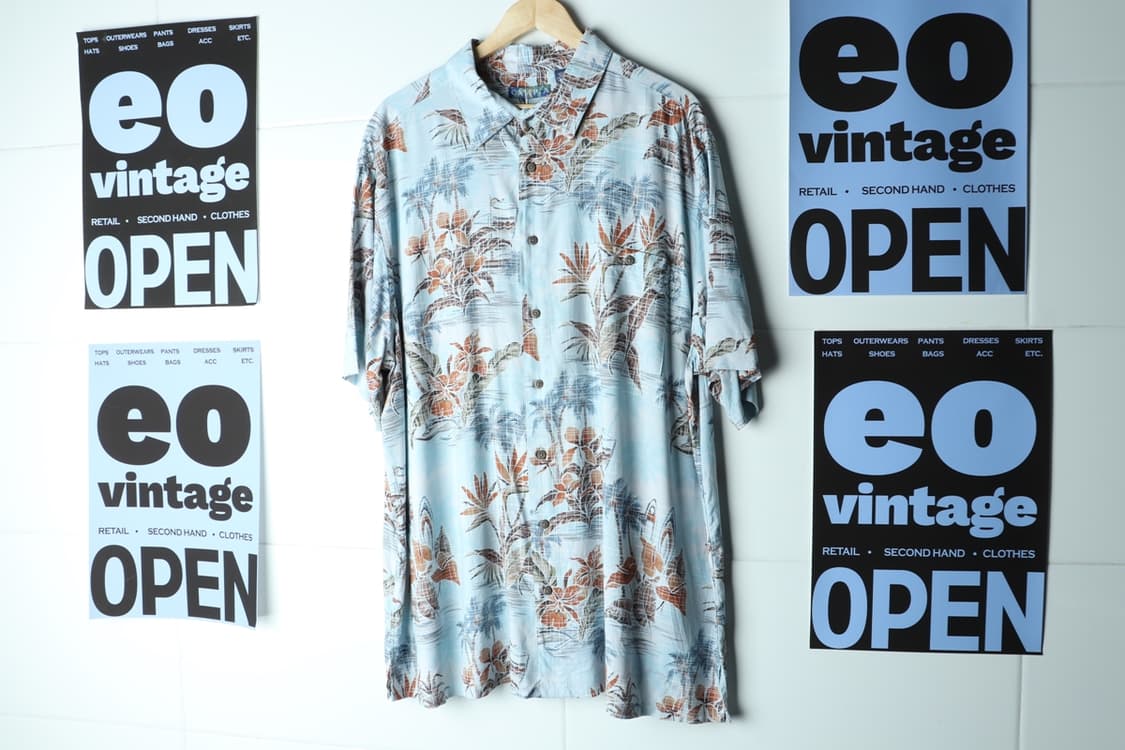 (2XL-4XL) 브랜드빈티지 반팔셔츠 남방 USA 하와이안-H33119 상품이미지2