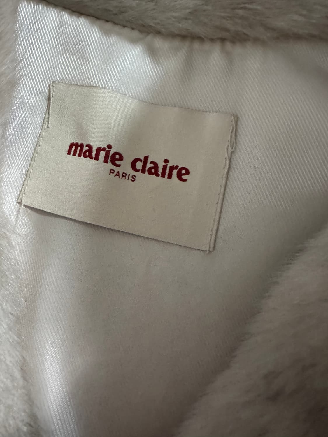 여성 마리끌레르 페이크 퍼 베스트 조끼 상품이미지3