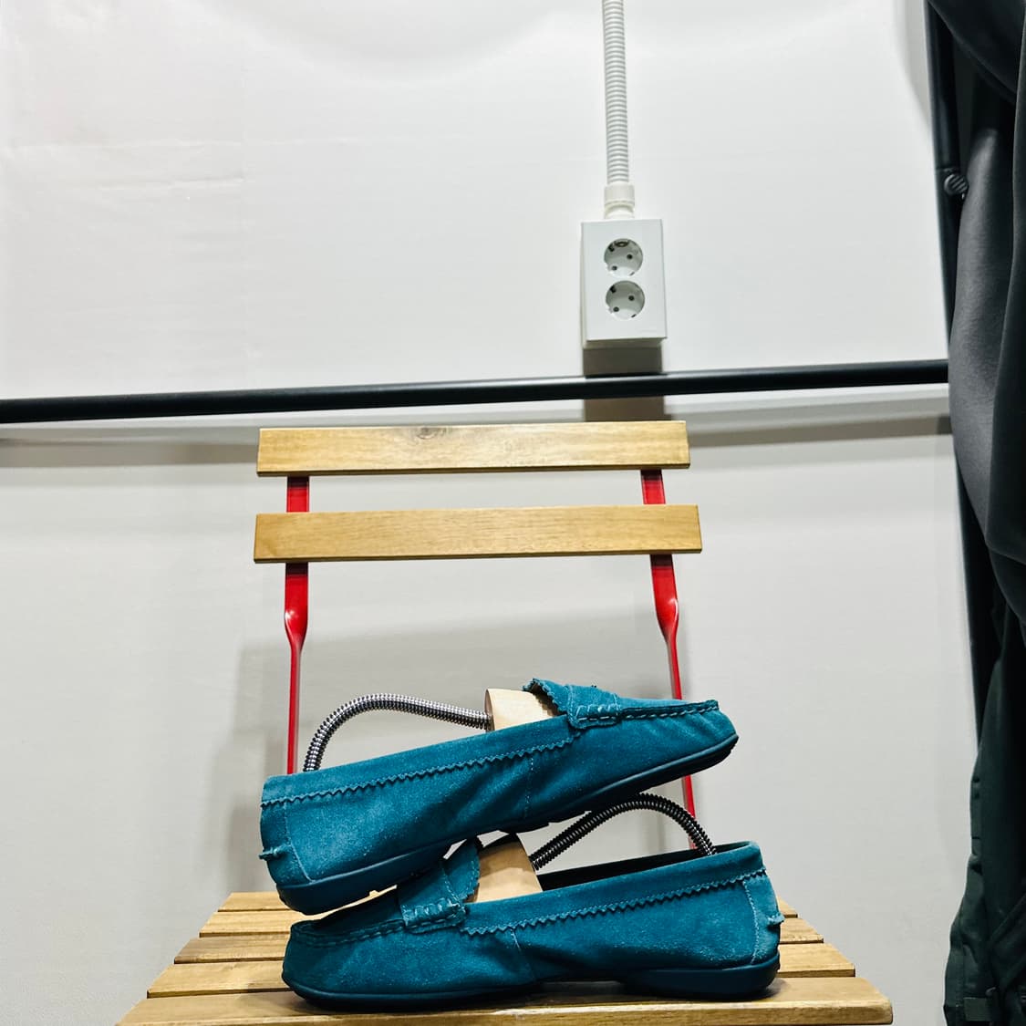 245) 코치 로퍼 여성 여자 페니로퍼 오데트 로퍼 스웨이드 블루 상품이미지8