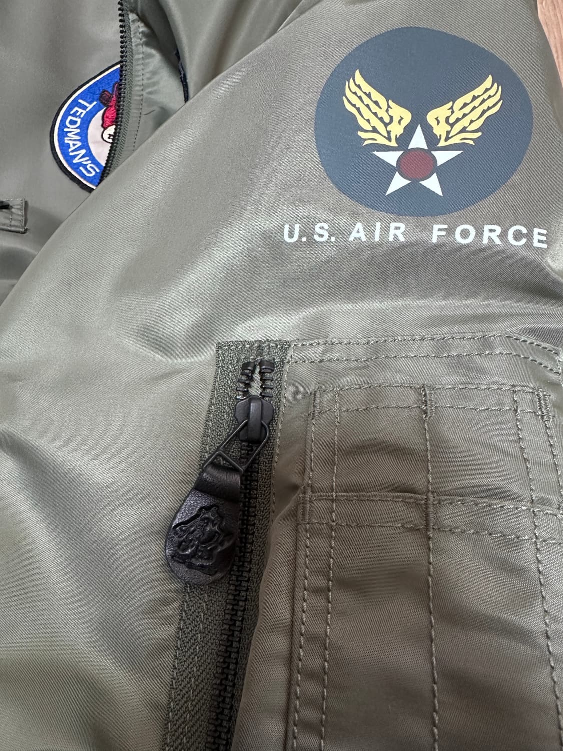 테드컴퍼니 ma-1  데빌맨 항공점퍼 상품이미지5