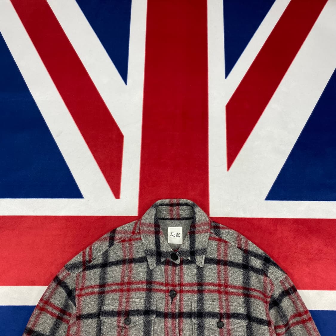 스튜디오톰보이 오버핏 울셔츠 여성 FREE 상품이미지2