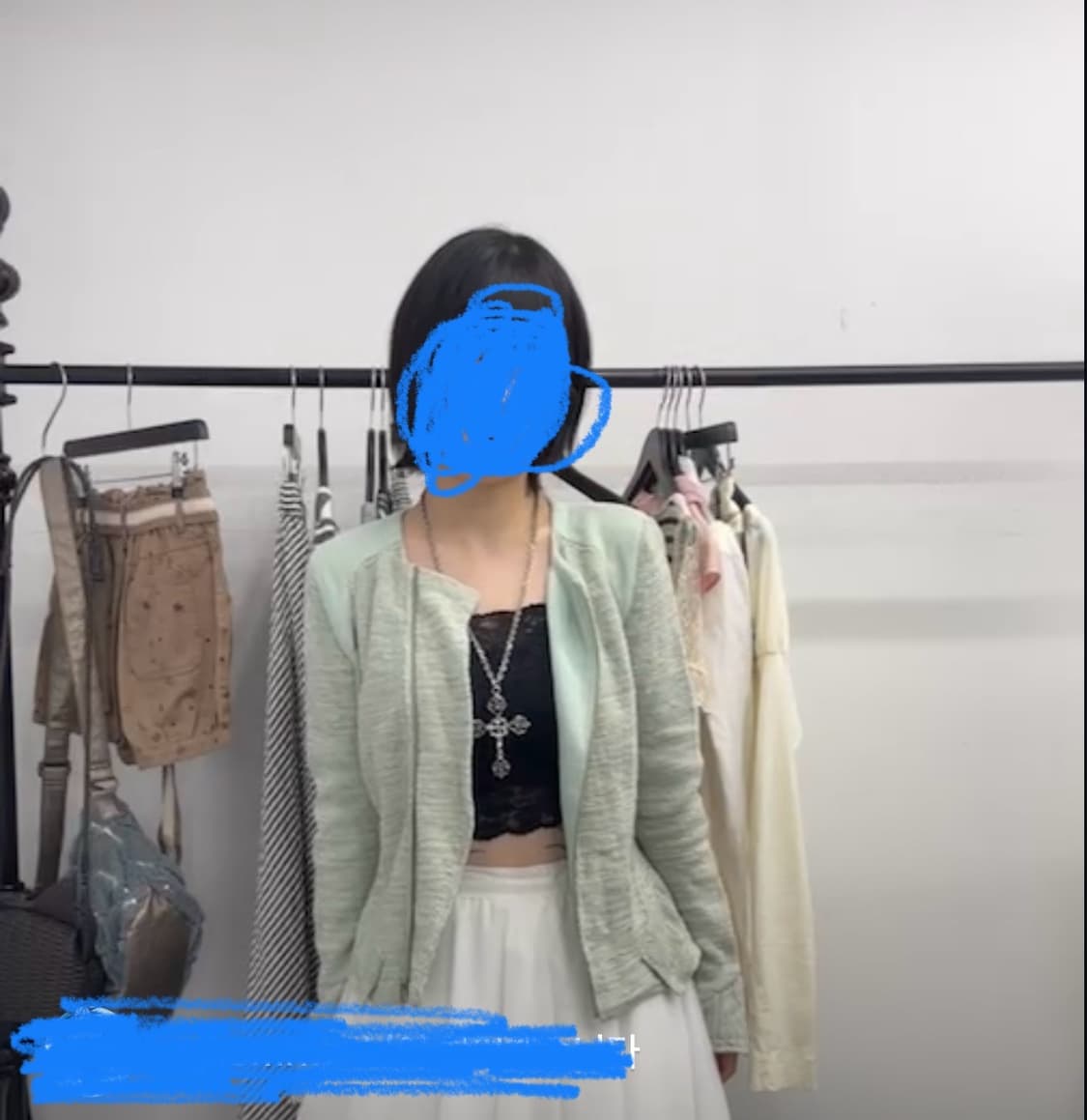 큐빈티지 헬무트랭st 사선 집업 민트그린 파우닝 레이어룸  상품이미지3