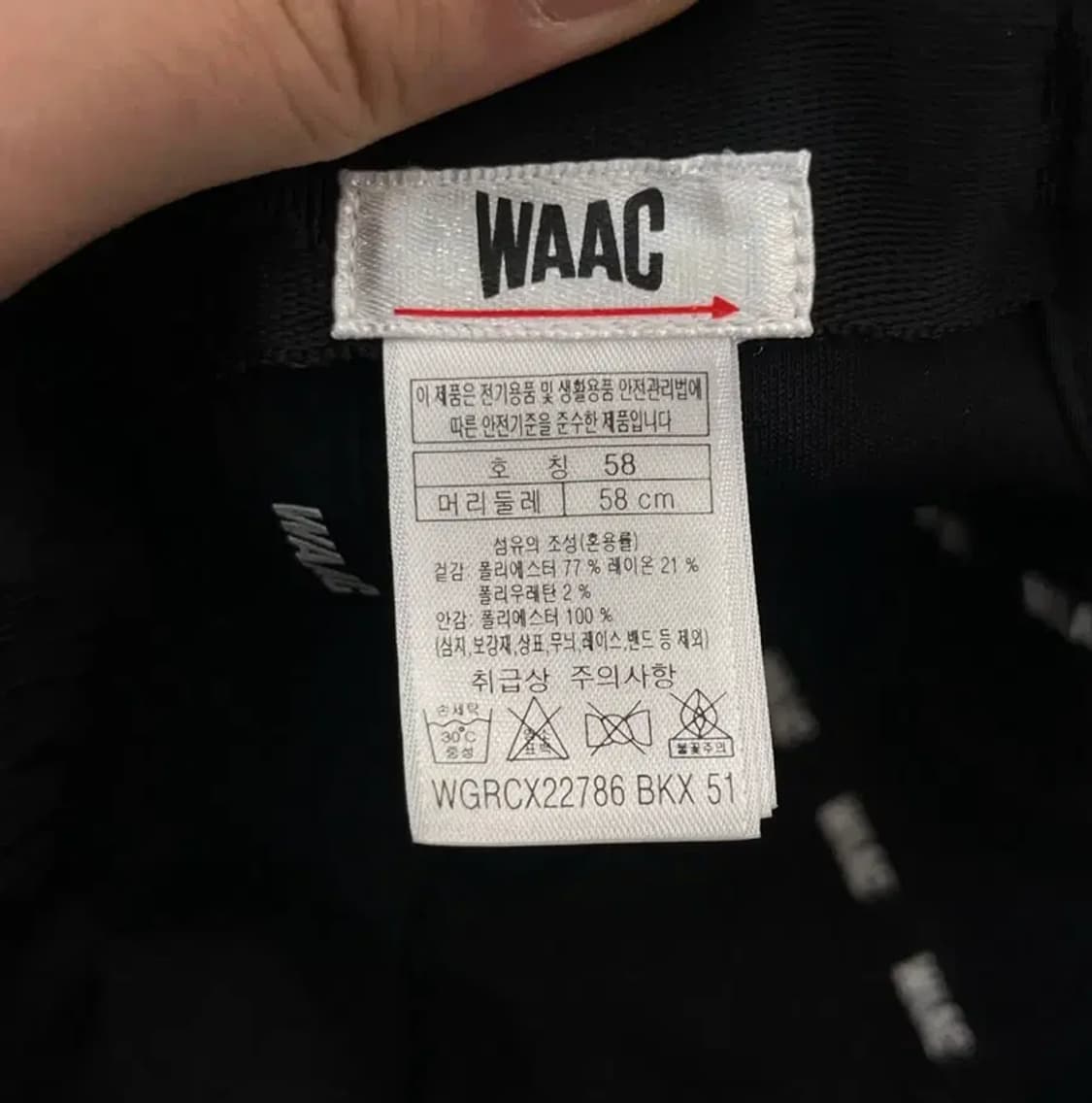 왁X존스 골프웨어 볼캡 모자(58) 상품이미지4